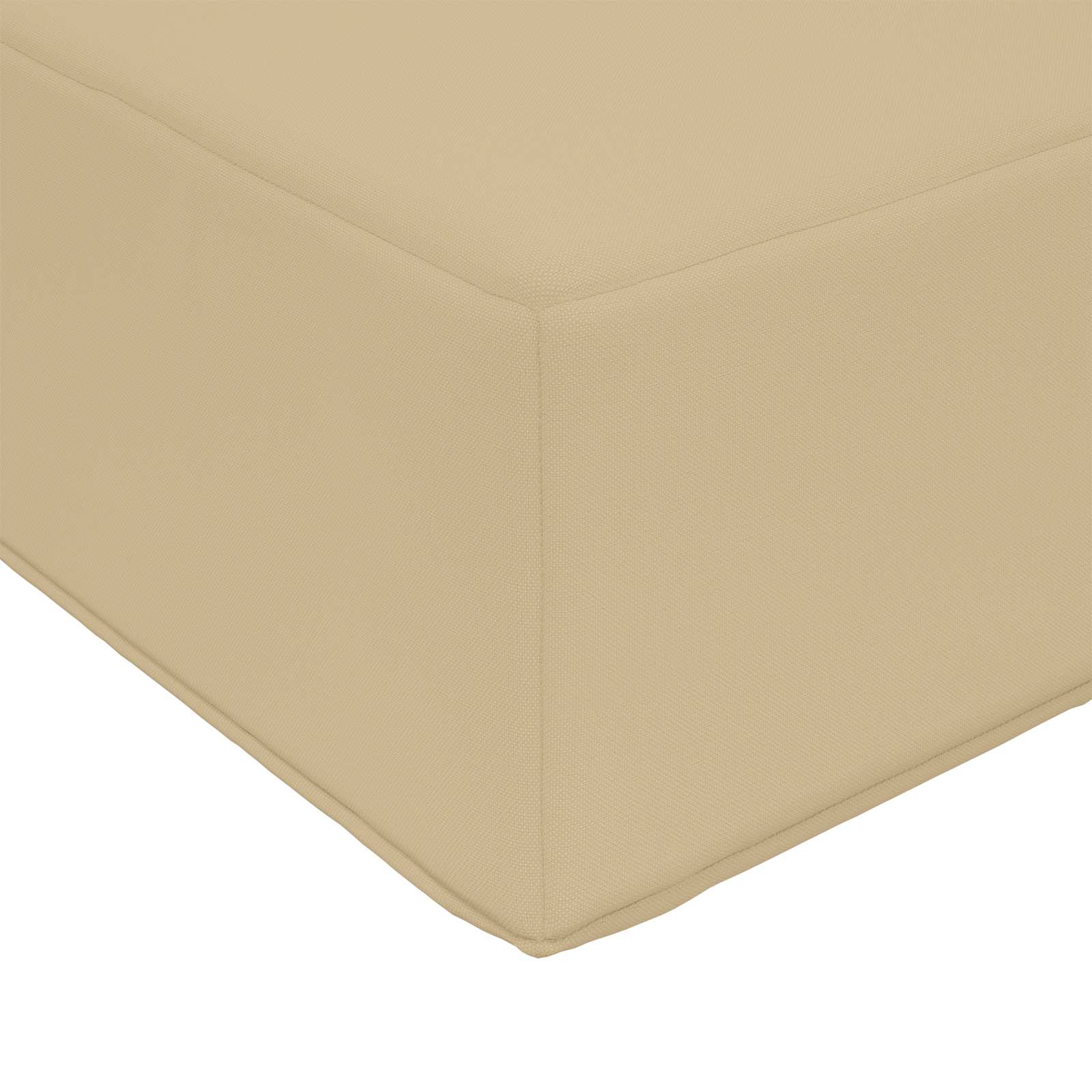 Cuscino per divano da esterno Poliestere Beige 80 x 80 cm