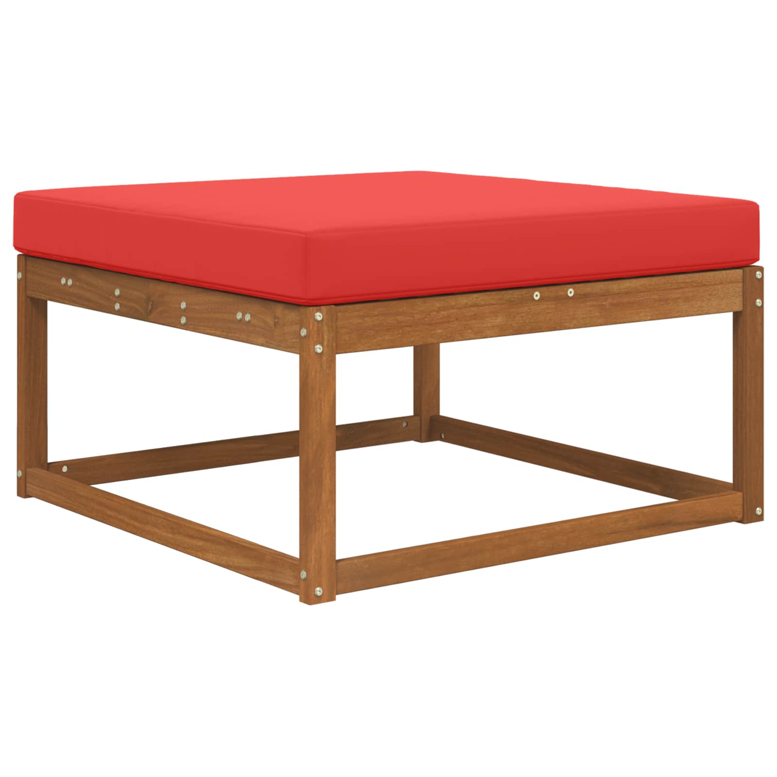 Cuscino per divano da esterno Poliestere Rosso 80 x 80 cm