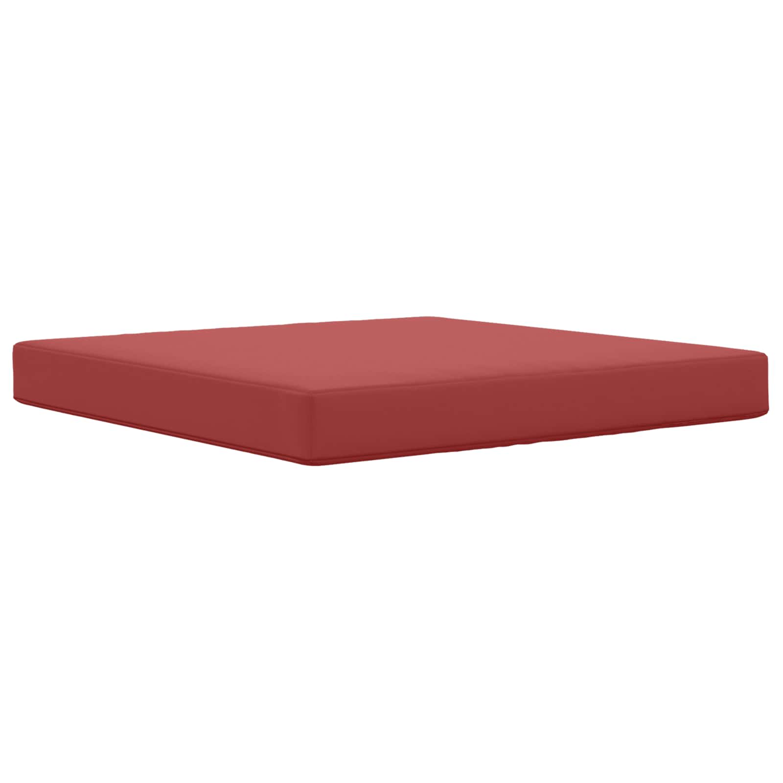 Cuscino per divano da esterno Poliestere Rosso vino 80 x 80 cm