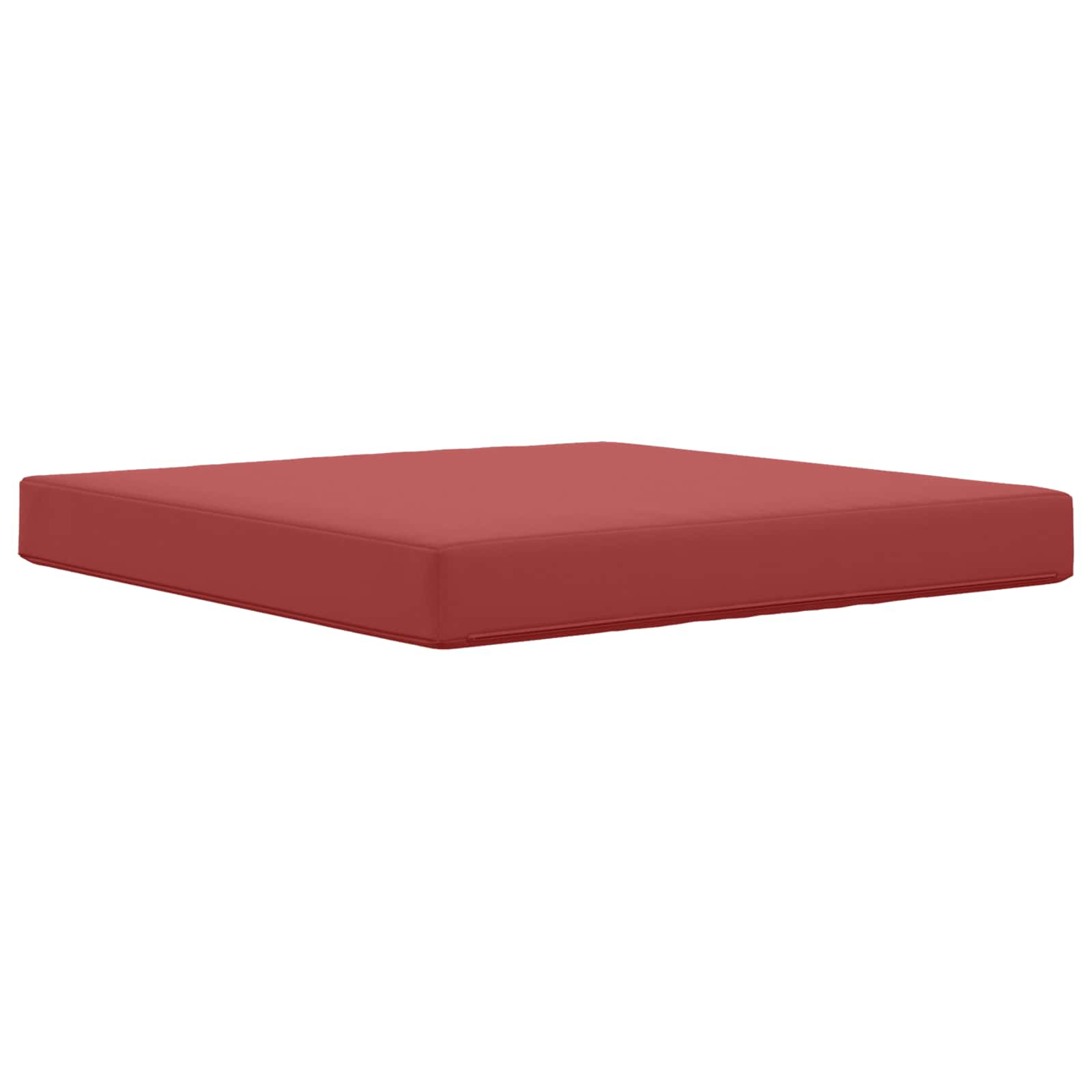 Cuscino per divano da esterno Poliestere Rosso vino 80 x 80 cm