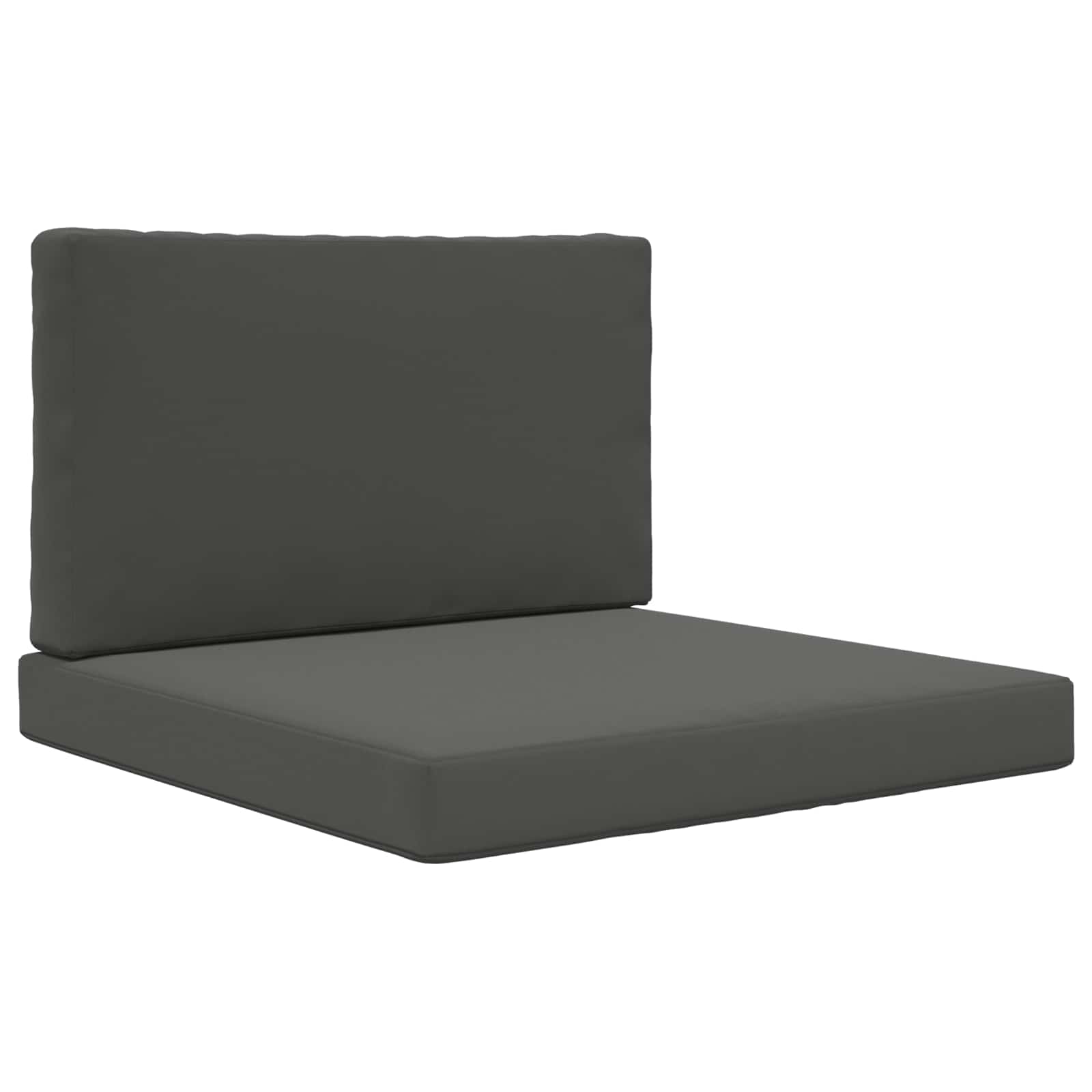 Cuscino per divano da esterno Poliestere Antracite 80 x 80 cm