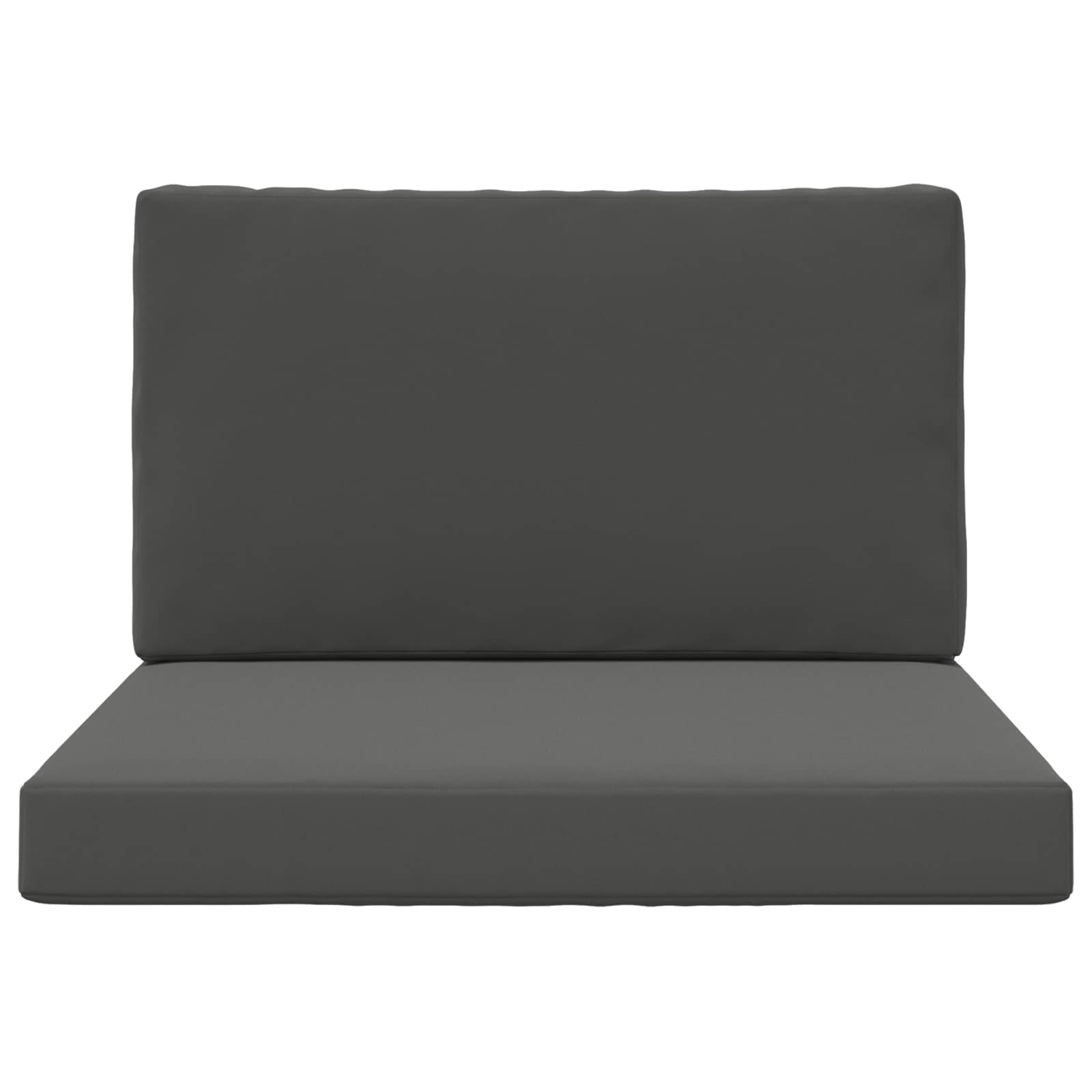 Cuscino per divano da esterno Poliestere Antracite 80 x 80 cm