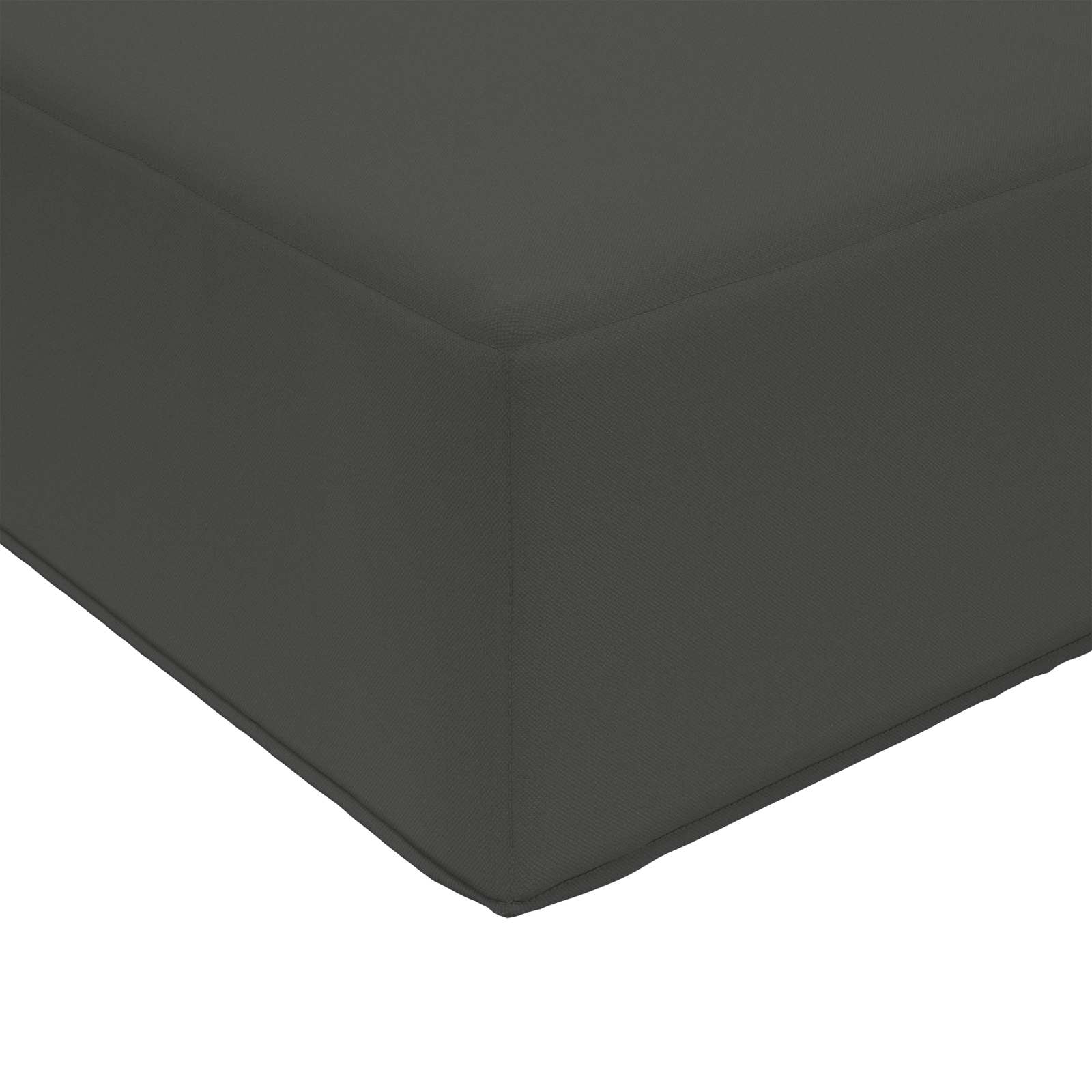 Cuscino per divano da esterno Poliestere Antracite 80 x 80 cm