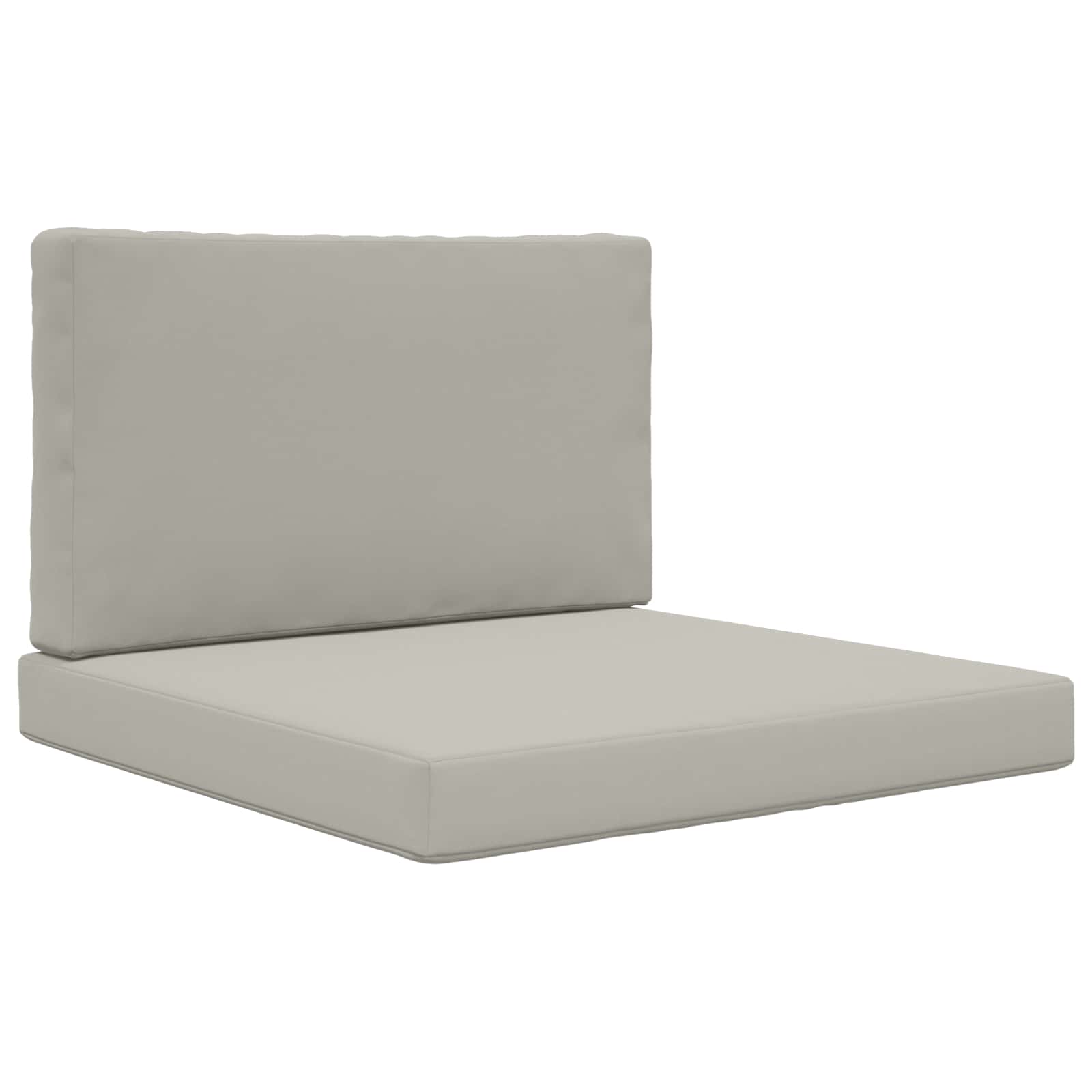 Cuscino per divano da esterno Poliestere Grigio 80 x 80 cm