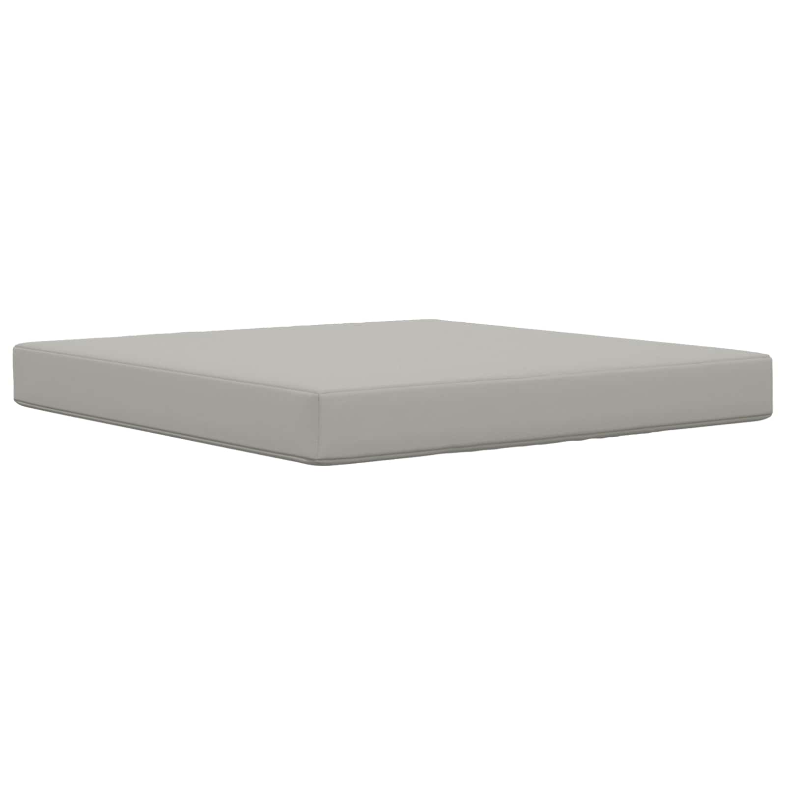 Cuscino per divano da esterno Poliestere Grigio 80 x 80 cm