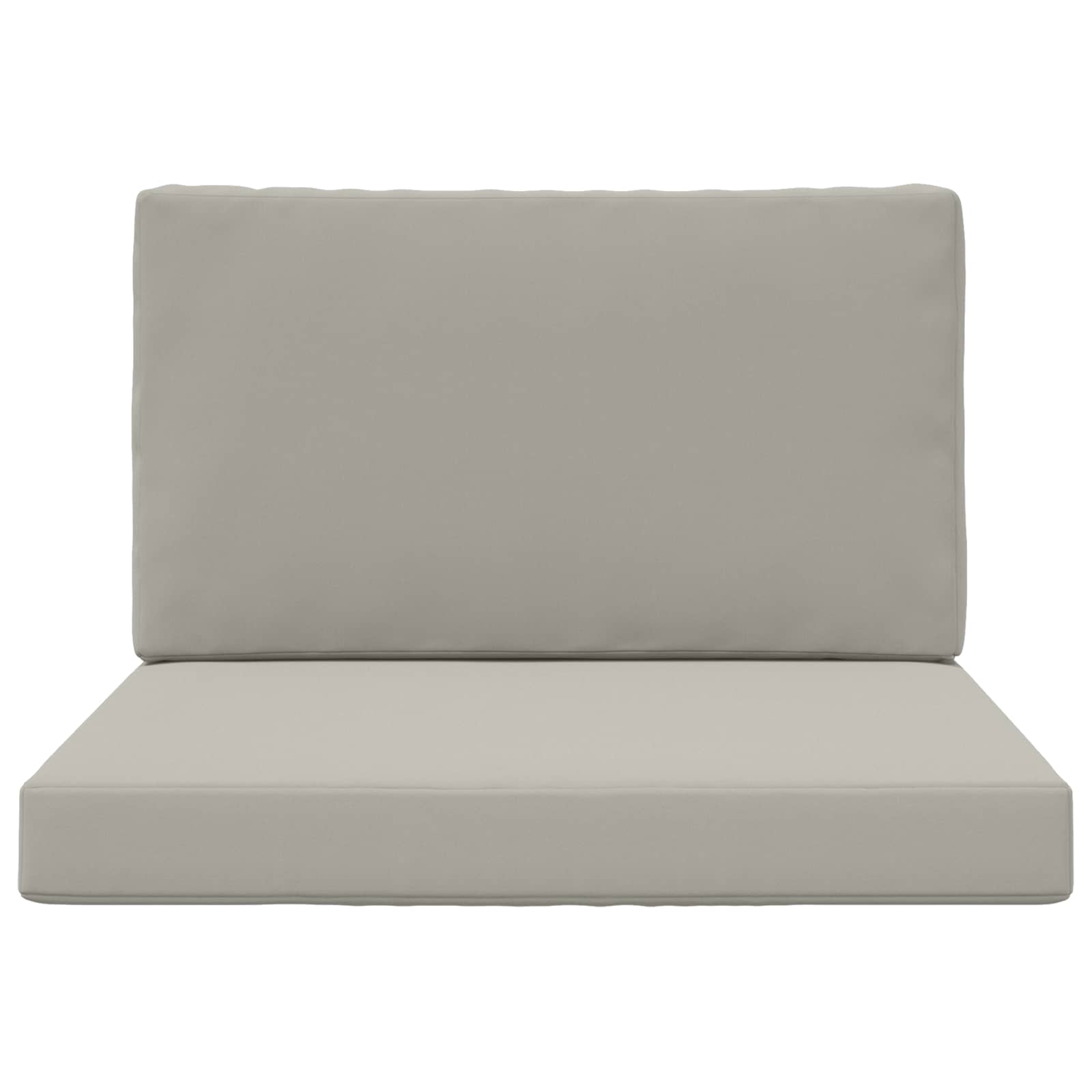 Cuscino per divano da esterno Poliestere Grigio 80 x 80 cm