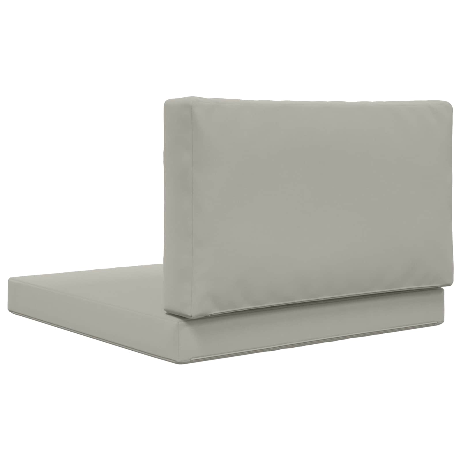 Cuscino per divano da esterno Poliestere Grigio 80 x 80 cm