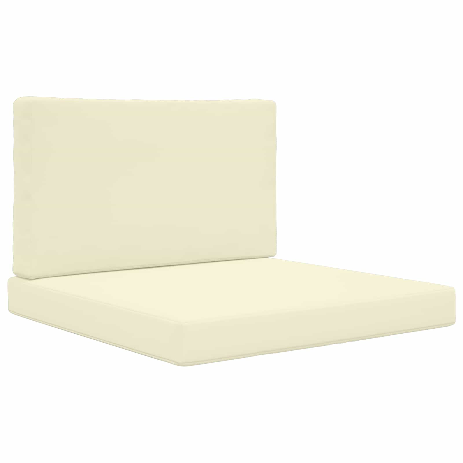 Cuscino per divano da esterno Poliestere Crema 80 x 80 cm