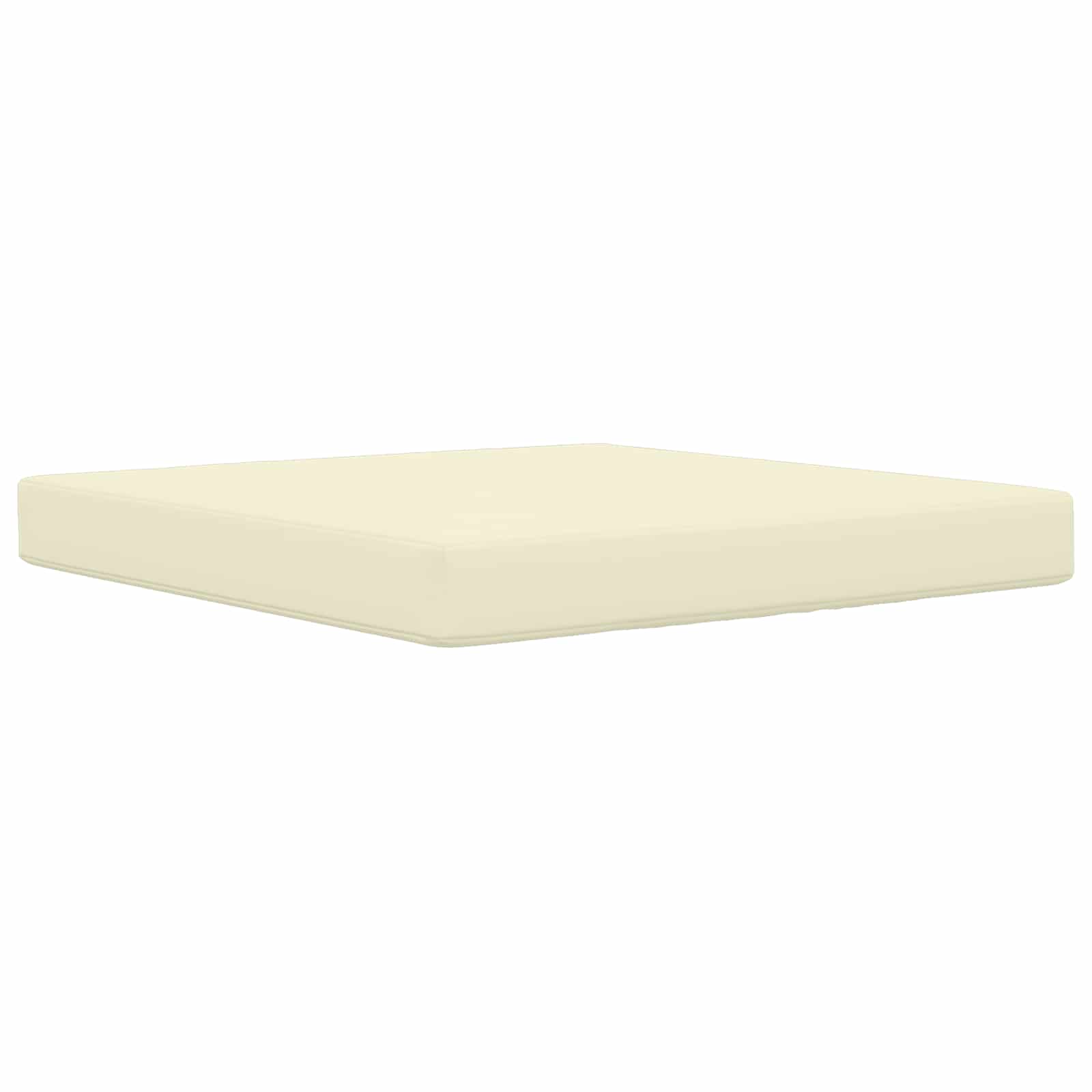 Cuscino per divano da esterno Poliestere Crema 80 x 80 cm
