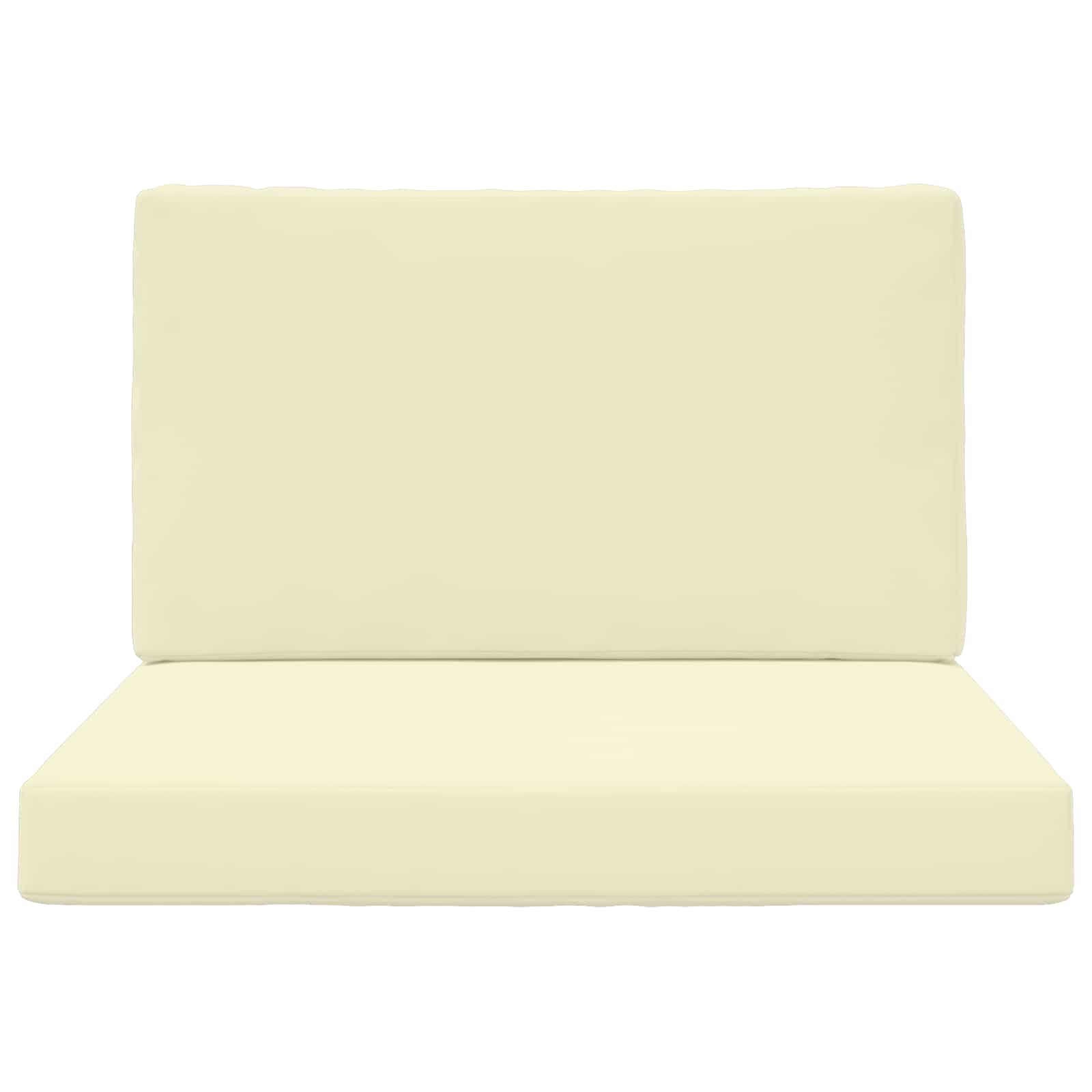 Cuscino per divano da esterno Poliestere Crema 80 x 80 cm