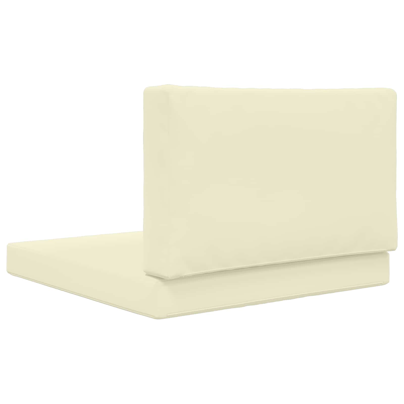 Cuscino per divano da esterno Poliestere Crema 80 x 80 cm