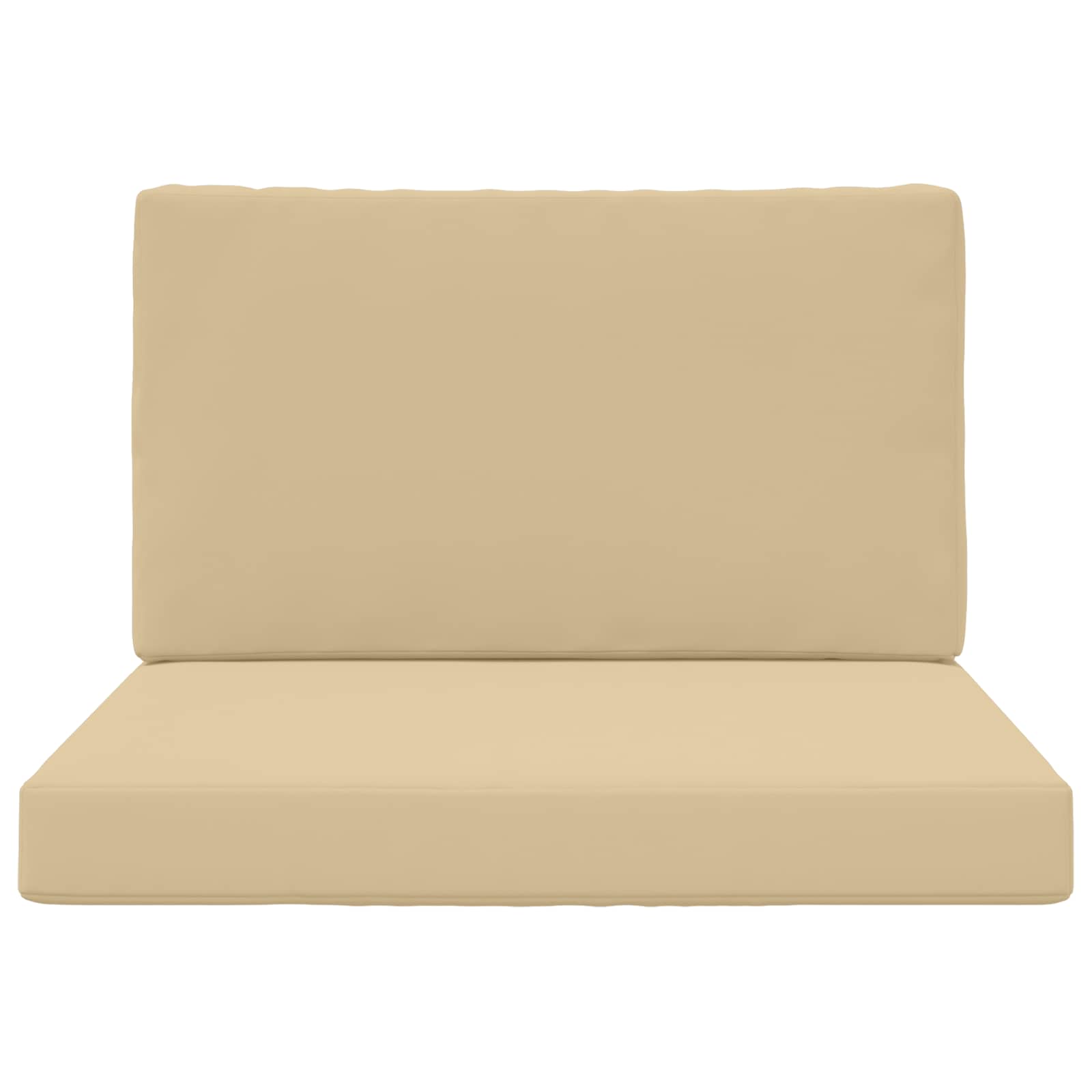 Cuscino per divano da esterno Poliestere Beige 80 x 80 cm