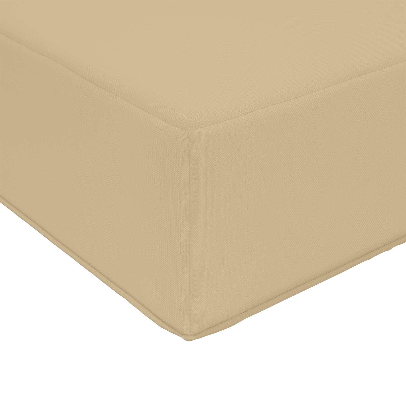 Cuscino per divano da esterno Poliestere Beige 80 x 80 cm