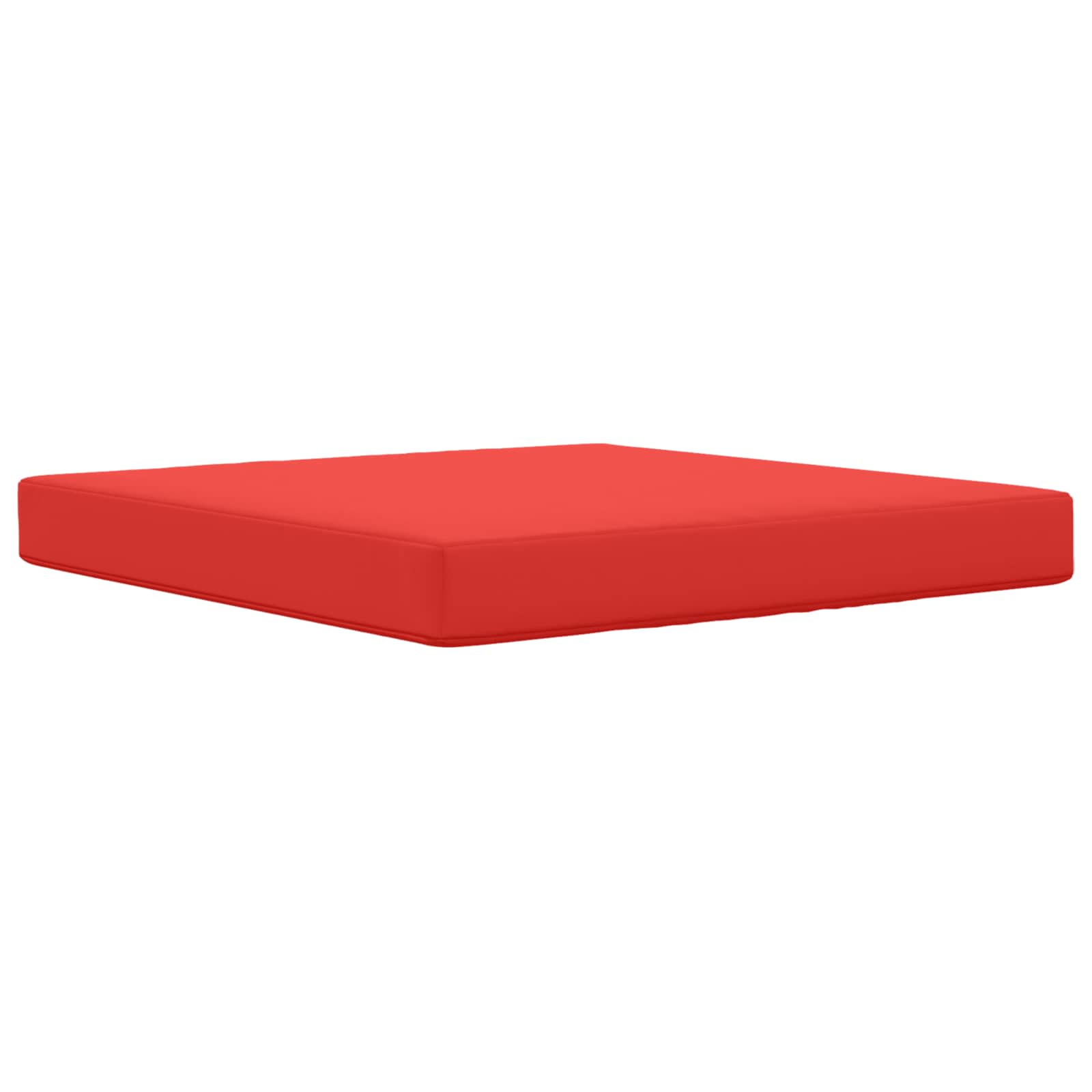Cuscino per divano da esterno Poliestere Rosso 80 x 80 cm