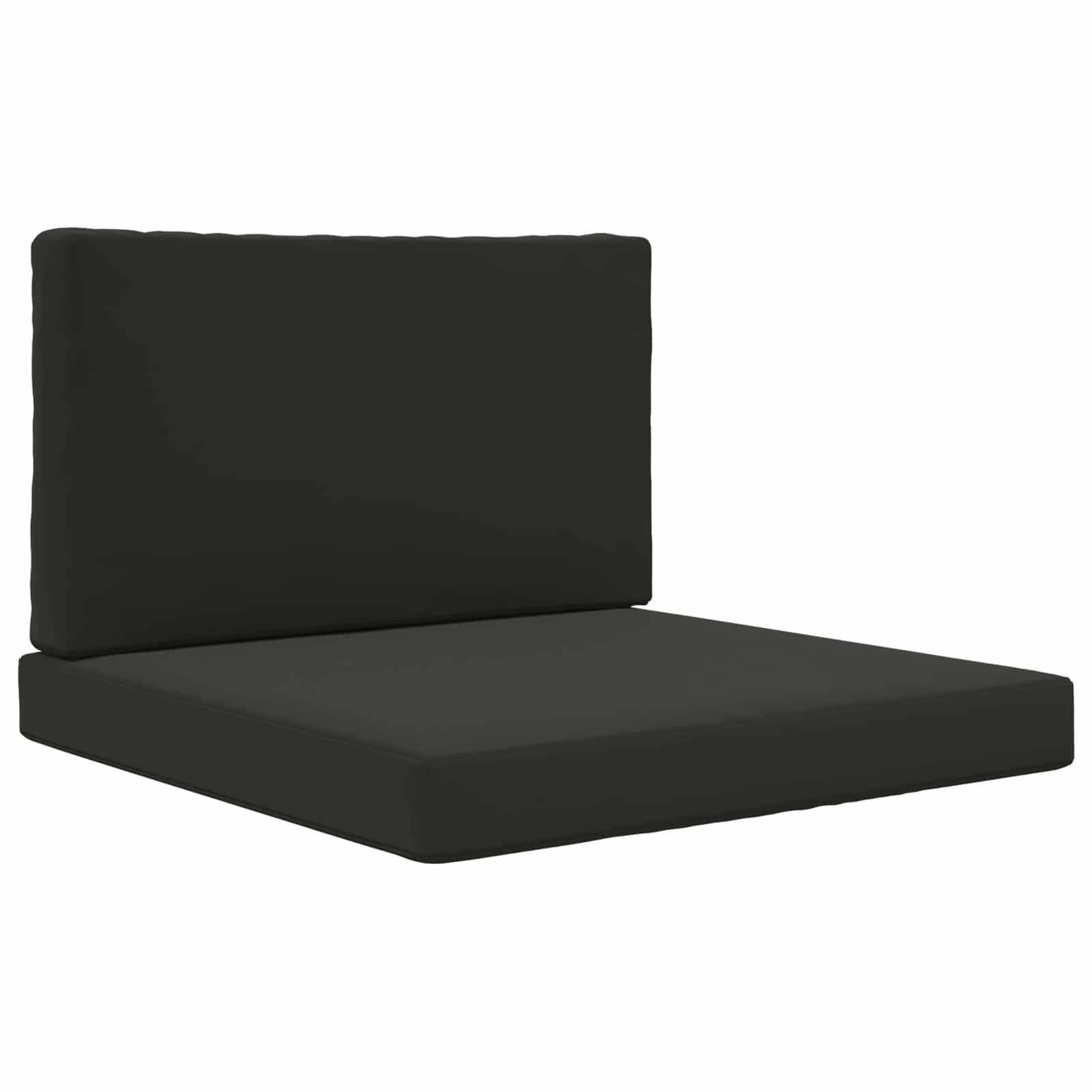 Cuscino per divano da esterno Poliestere Nero 80 x 80 cm