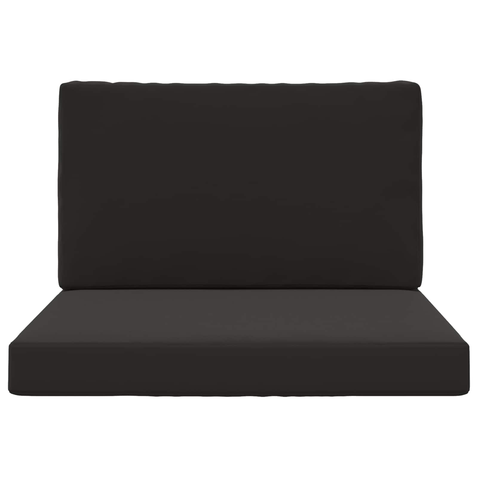 Cuscino per divano da esterno Poliestere Nero 80 x 80 cm