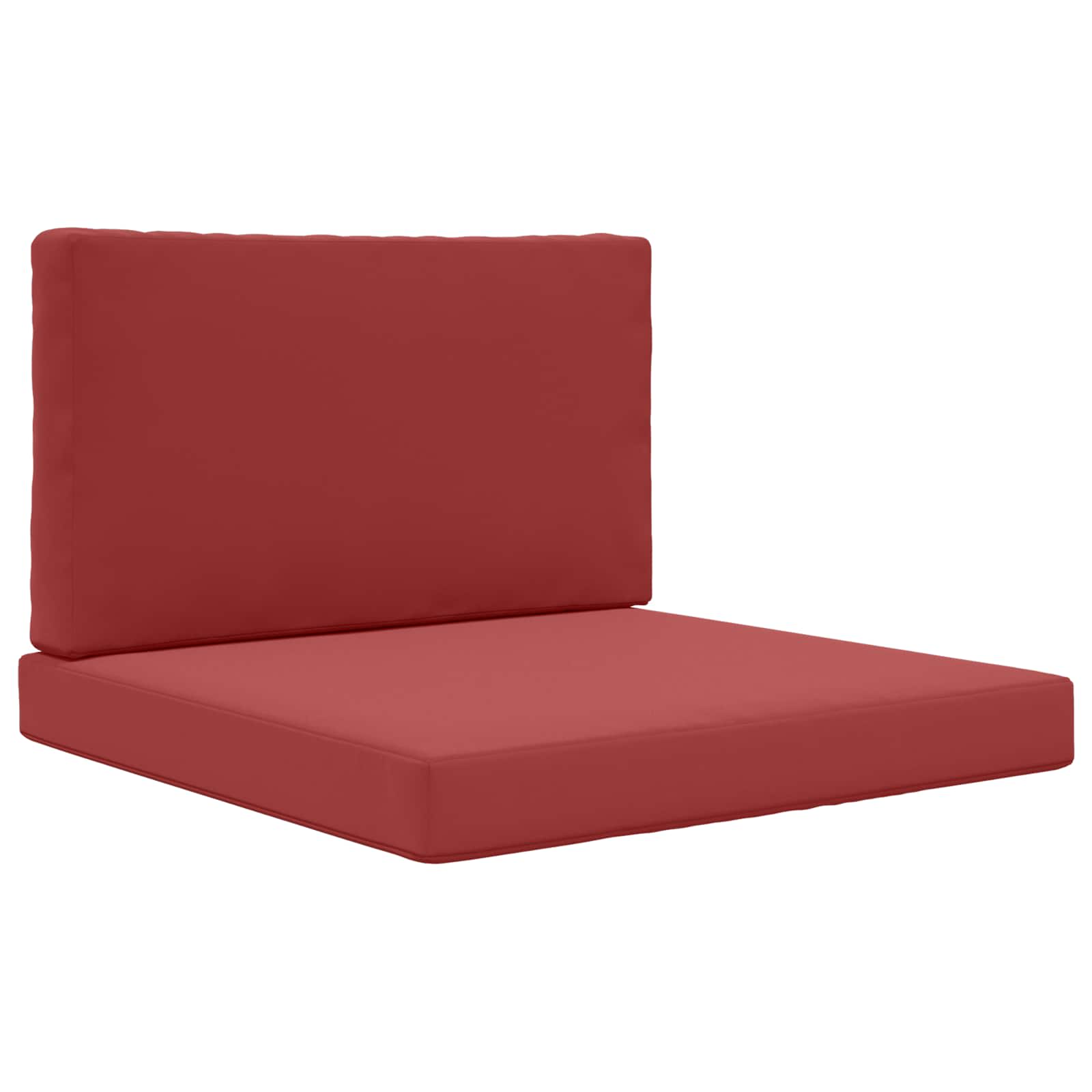 Cuscino per divano da esterno Poliestere Rosso vino 80 x 80 cm