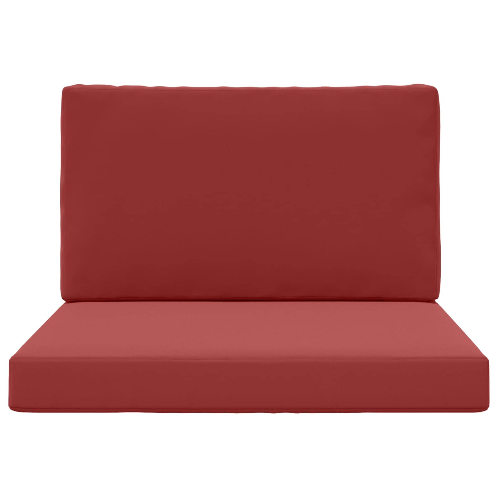 Cuscino per divano da esterno Poliestere Rosso vino 80 x 80 cm