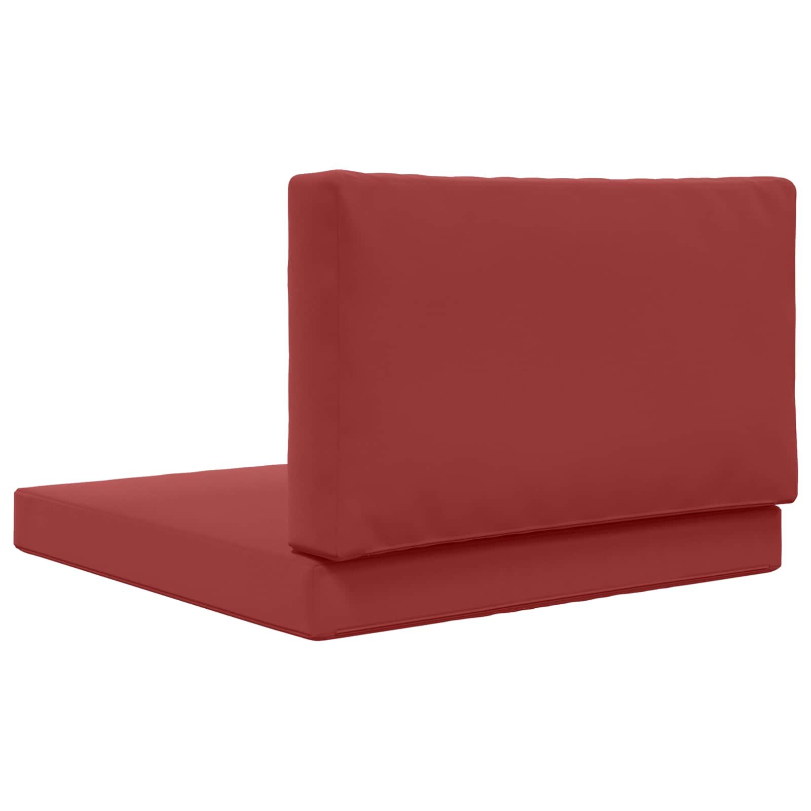 Cuscino per divano da esterno Poliestere Rosso vino 80 x 80 cm
