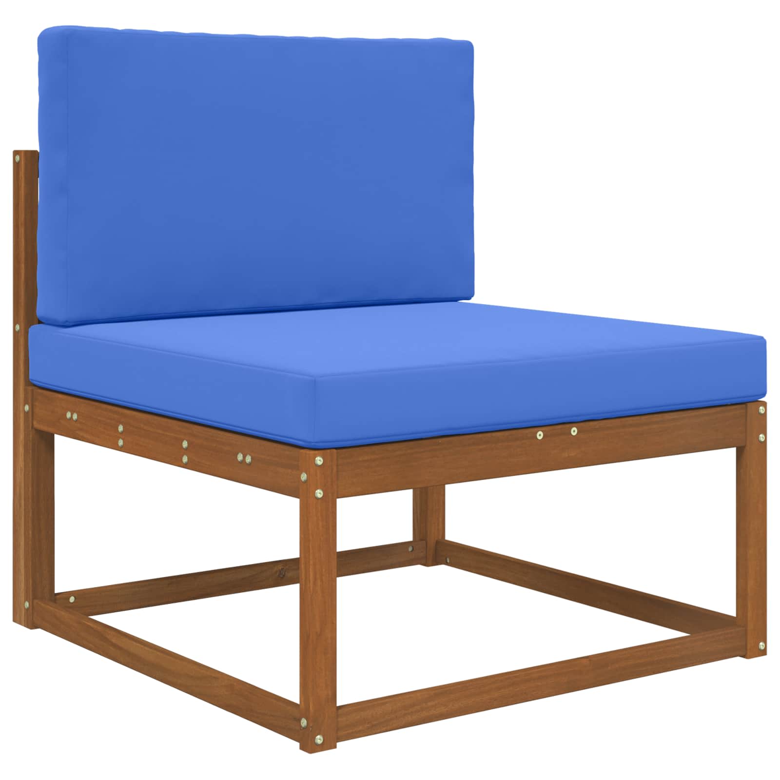 Cuscino per divano da esterno Poliestere Blu Reale 80 x 80 cm
