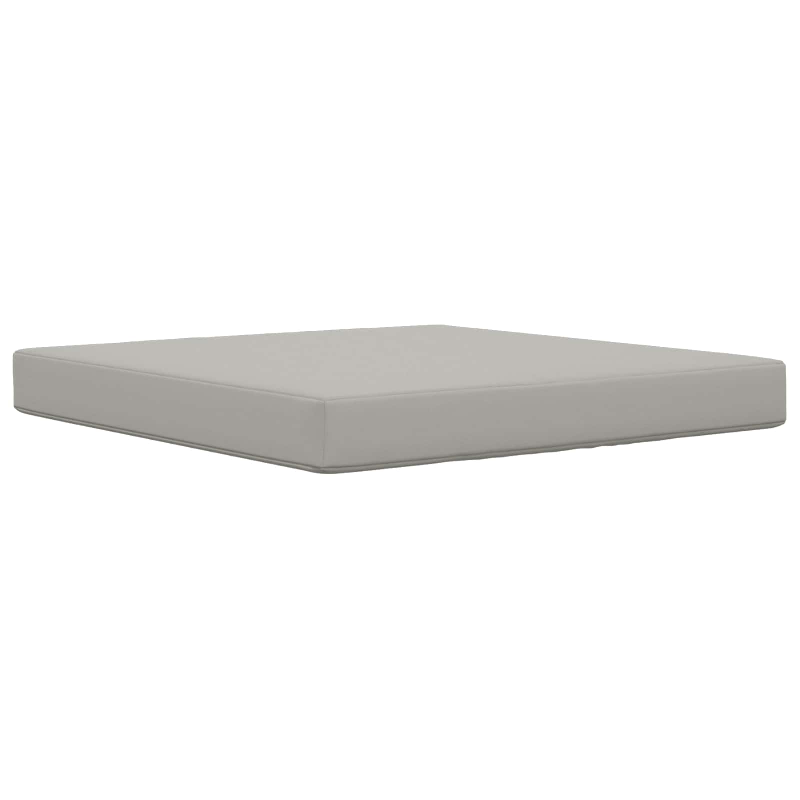 Cuscino per divano da esterno Poliestere Grigio 80 x 80 cm