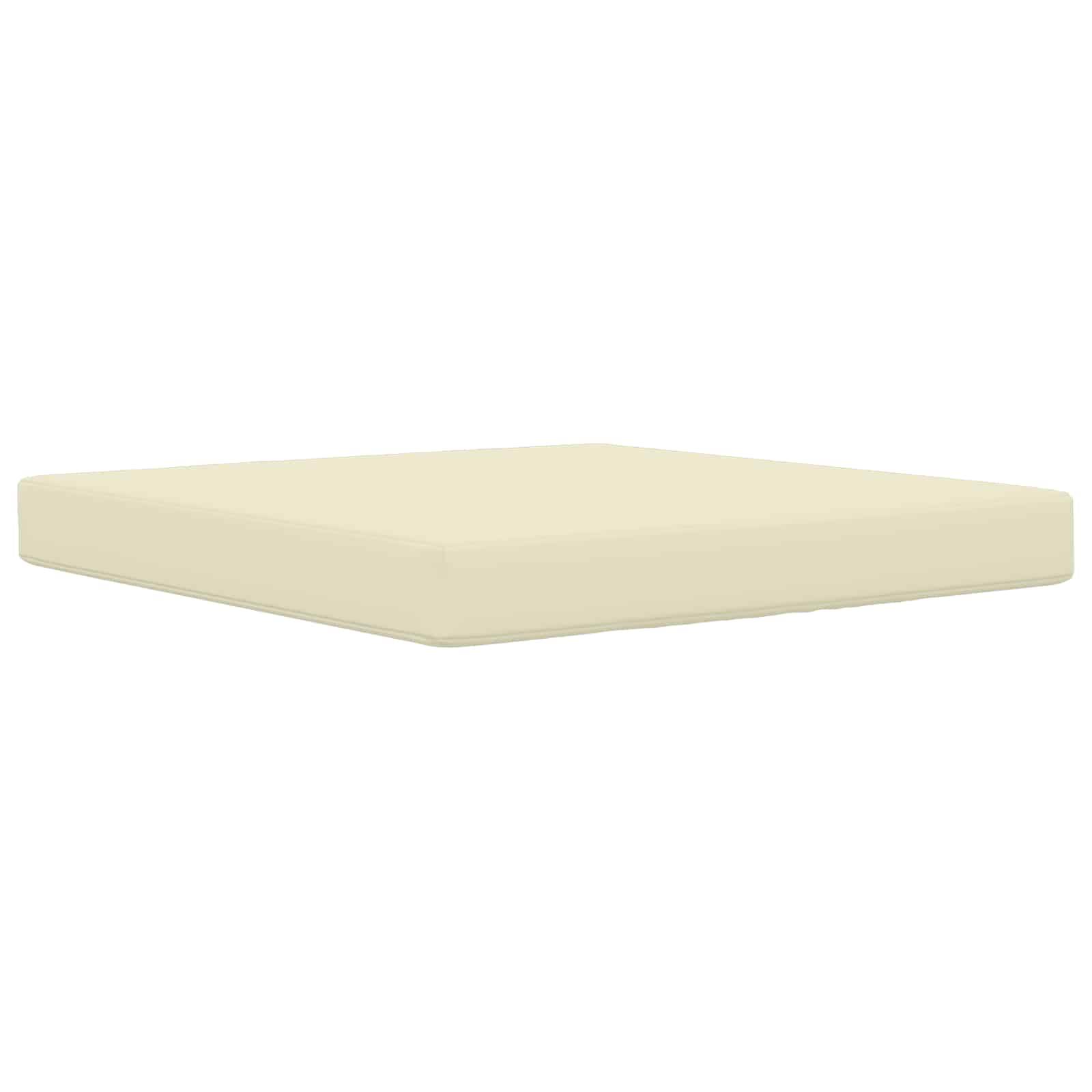 Cuscino per divano da esterno Poliestere Crema 80 x 80 cm