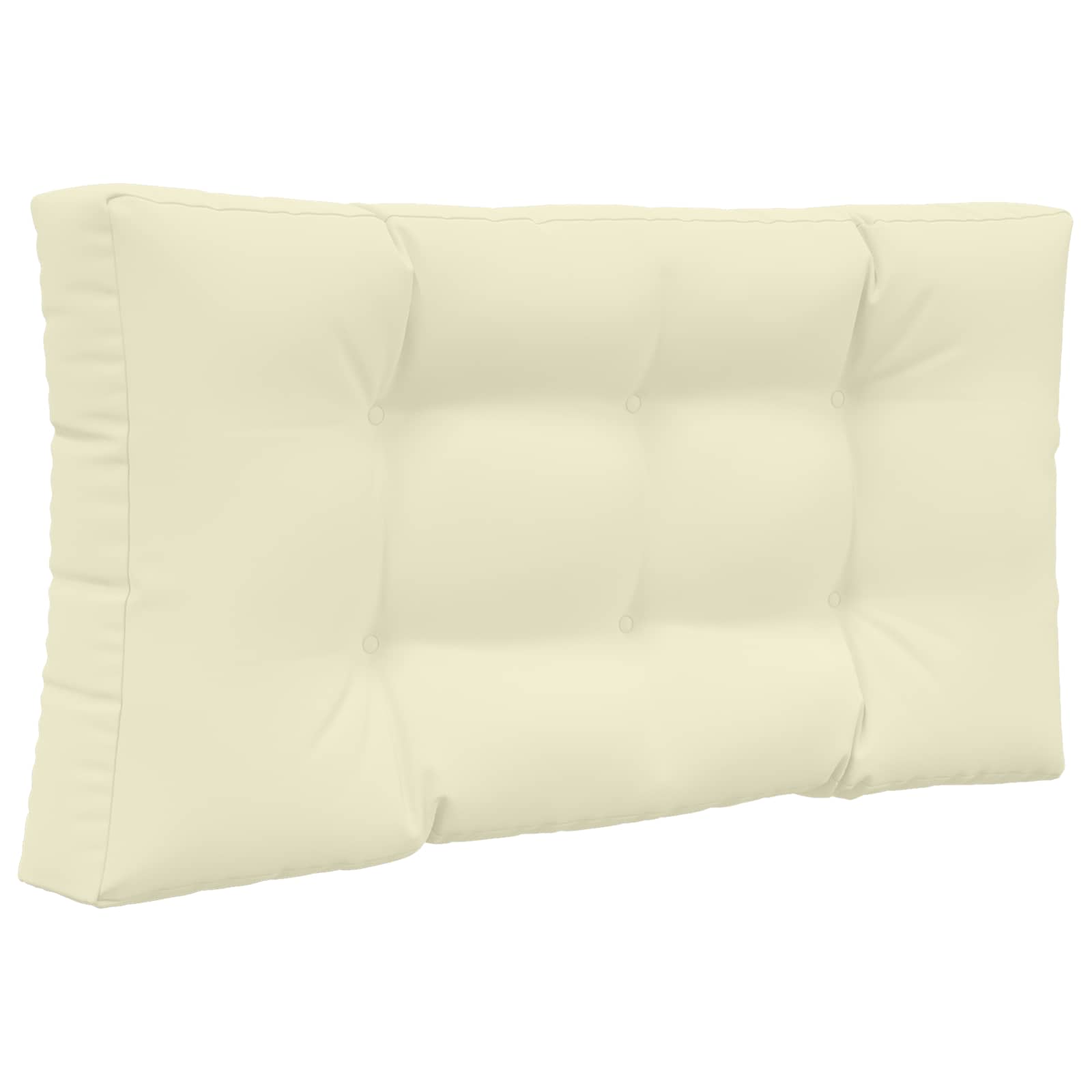 Cuscino per divano da esterno Poliestere Crema 80 x 80 cm