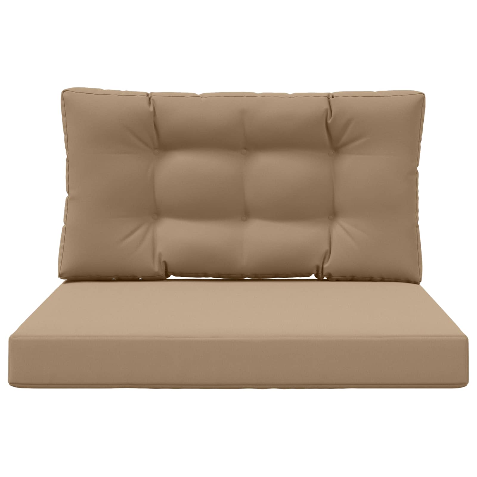 Cuscino per divano da esterno Poliestere Tortora 80 x 80 cm