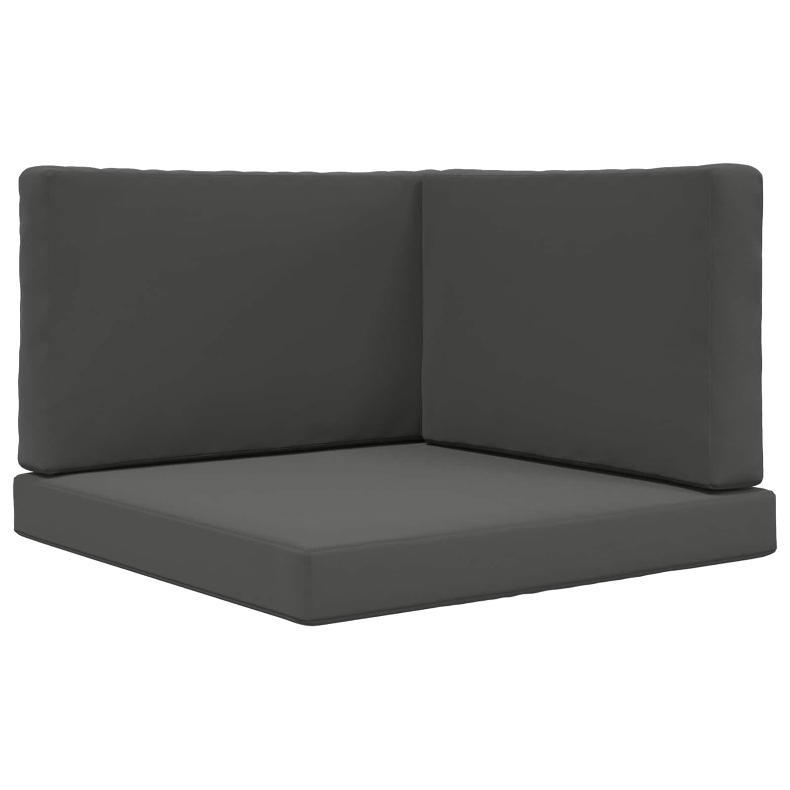 Cuscino per divano da esterno Poliestere Antracite 80 x 80 cm