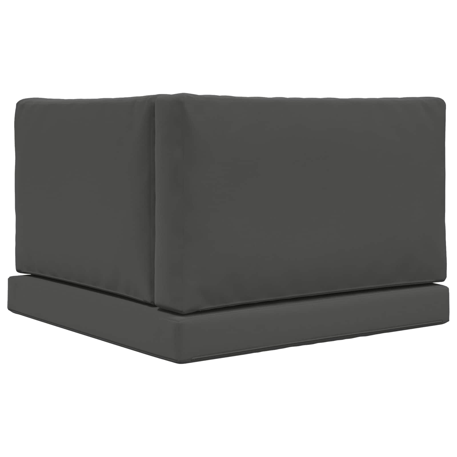 Cuscino per divano da esterno Poliestere Antracite 80 x 80 cm