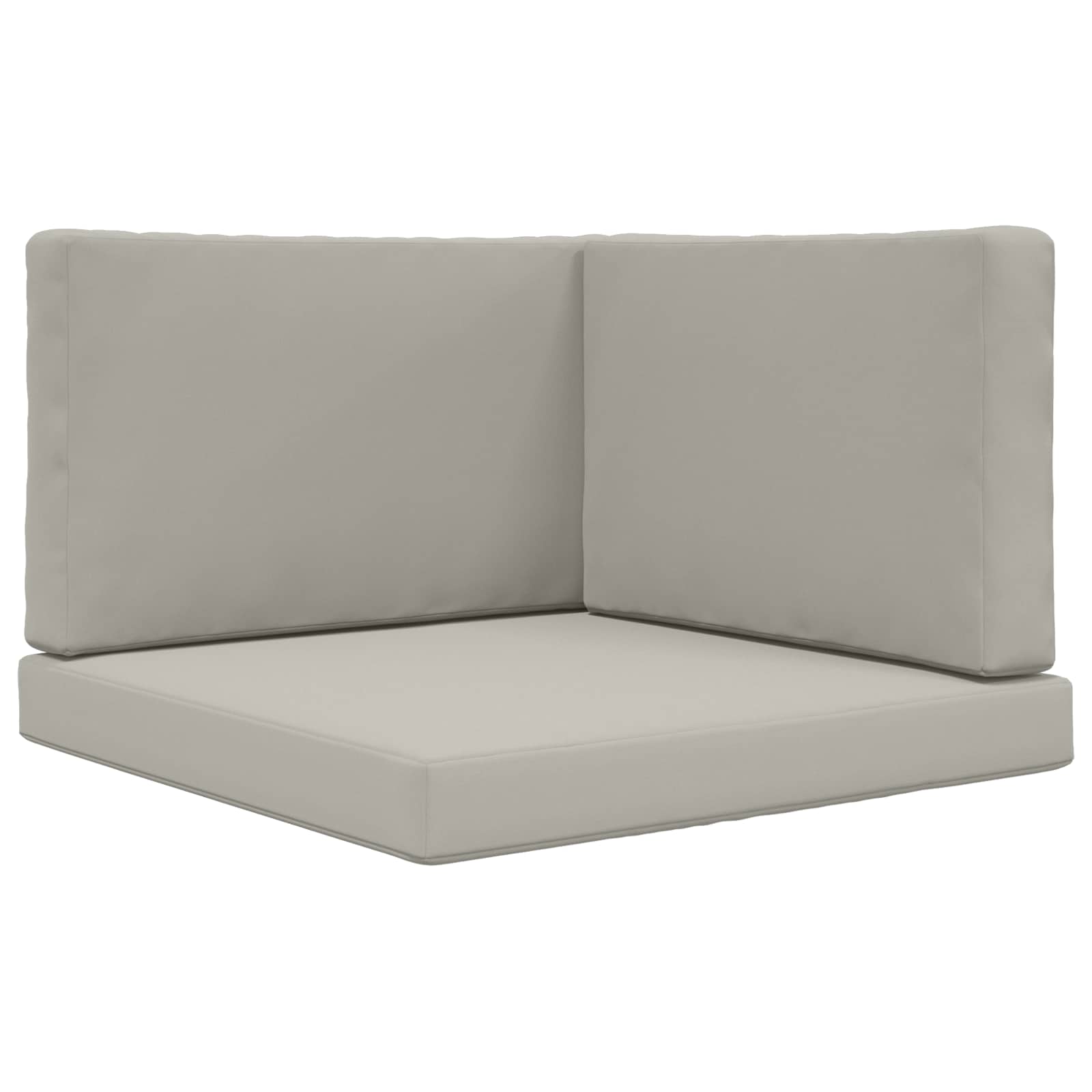 Cuscino per divano da esterno Poliestere Grigio 80 x 80 cm