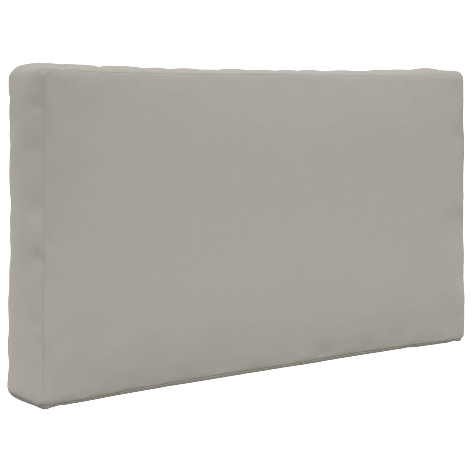 Cuscino per divano da esterno Poliestere Grigio 80 x 80 cm
