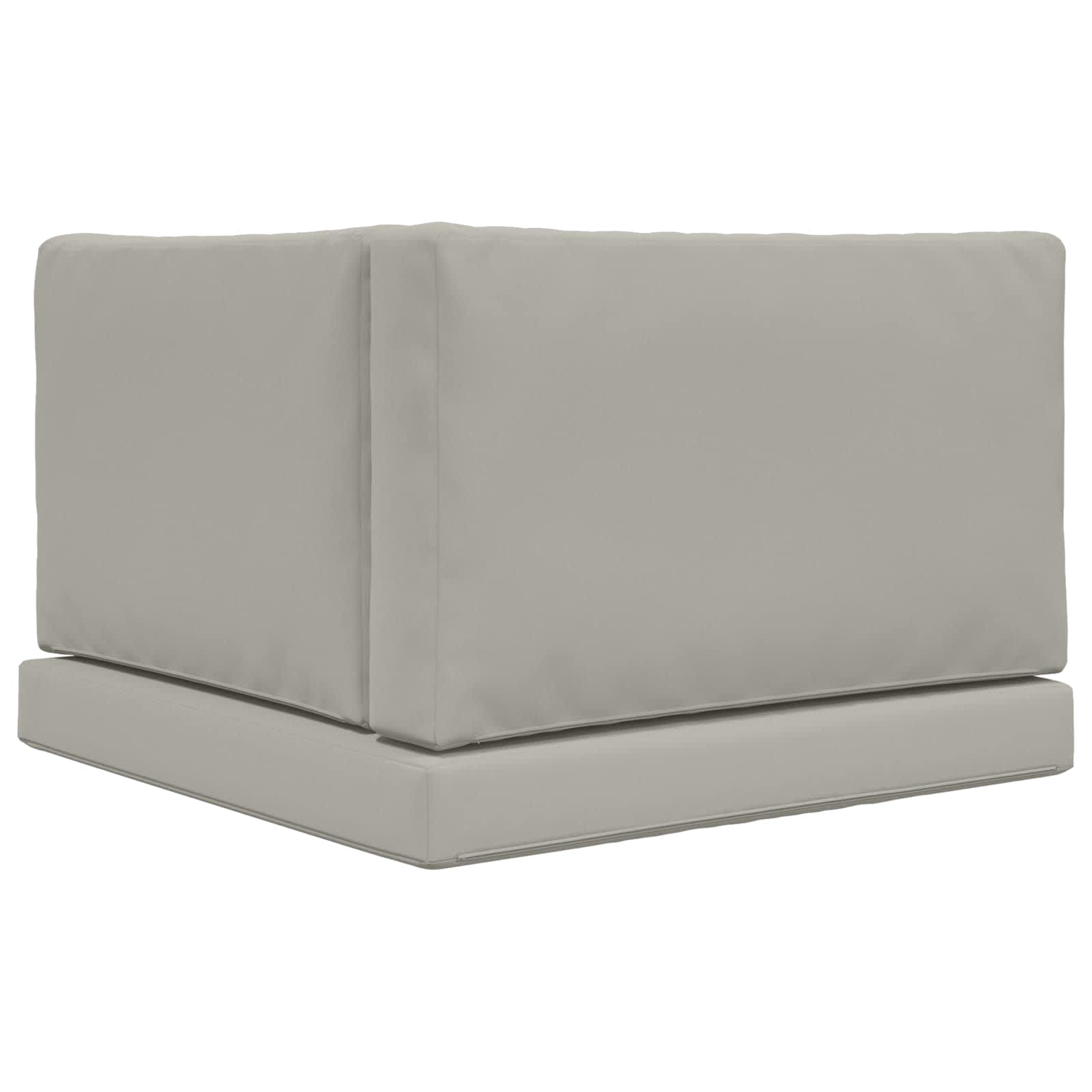 Cuscino per divano da esterno Poliestere Grigio 80 x 80 cm
