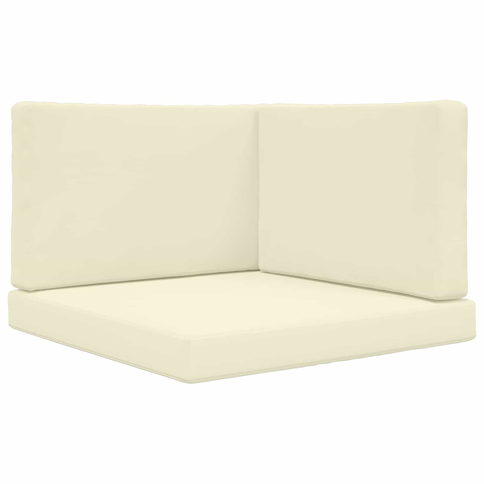 Cuscino per divano da esterno Poliestere Crema 80 x 80 cm