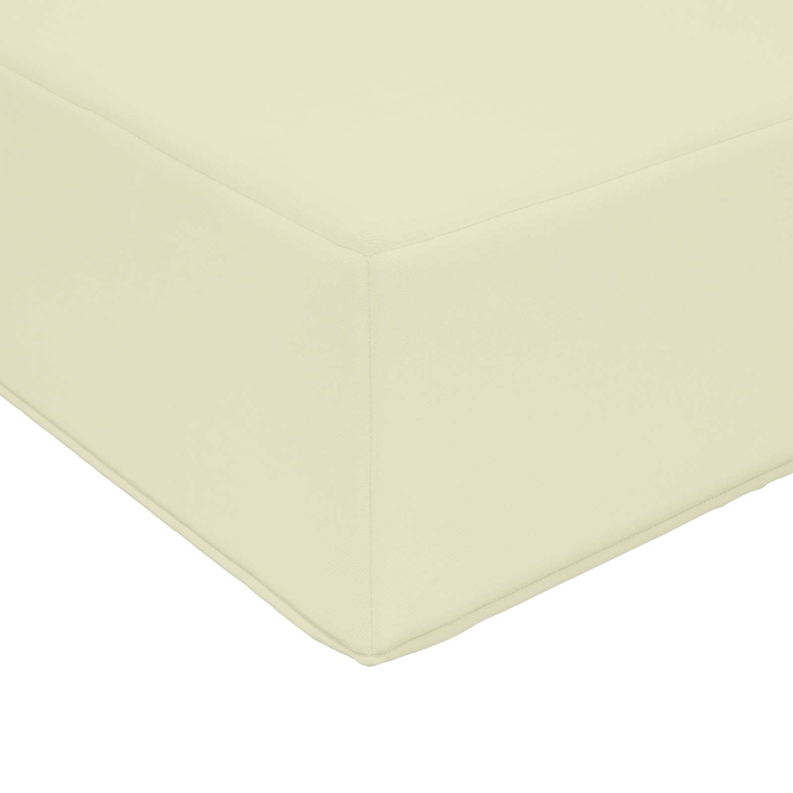 Cuscino per divano da esterno Poliestere Crema 80 x 80 cm