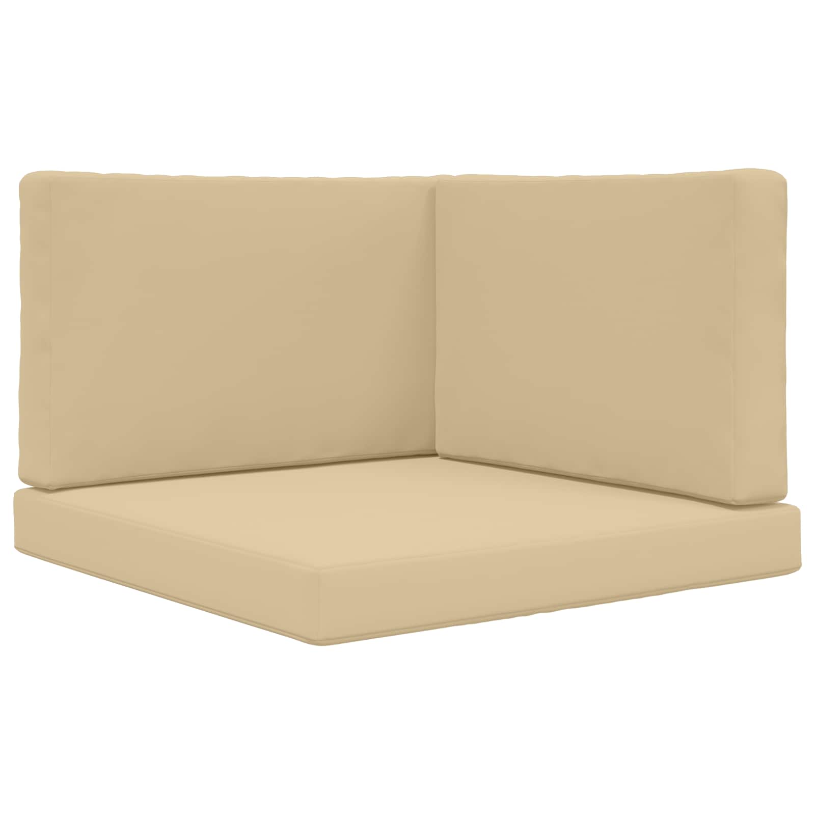 Cuscino per divano da esterno Poliestere Beige 80 x 80 cm