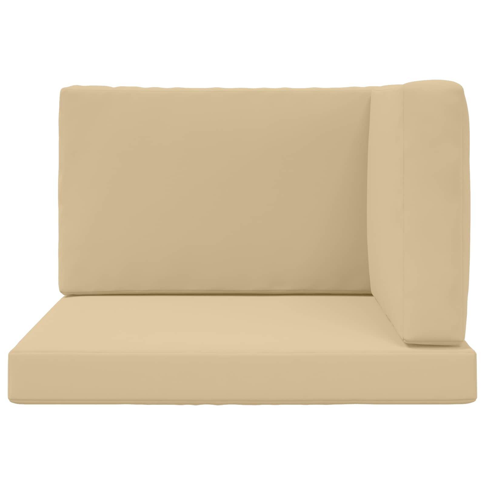 Cuscino per divano da esterno Poliestere Beige 80 x 80 cm