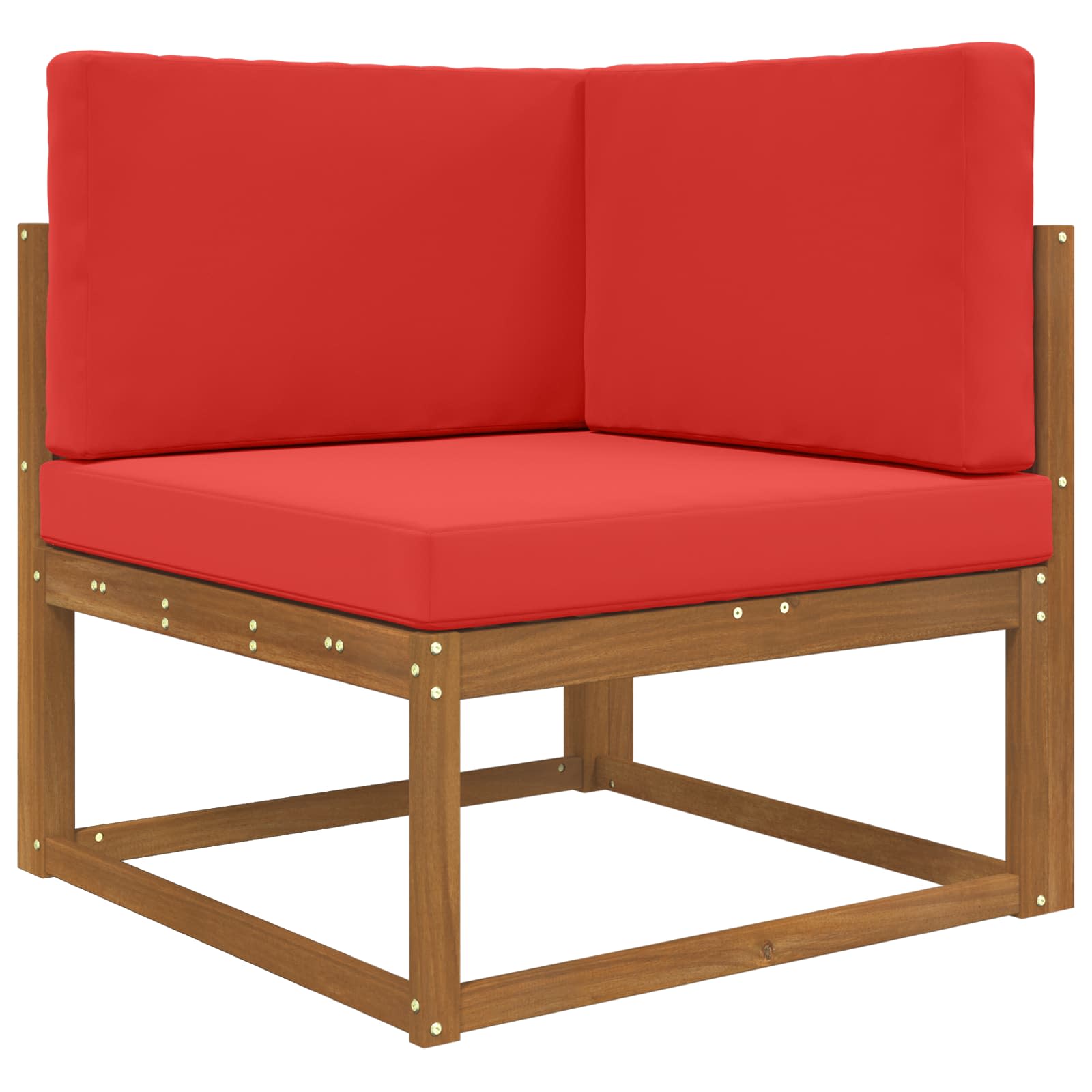 Cuscino per divano da esterno Poliestere Rosso 80 x 80 cm
