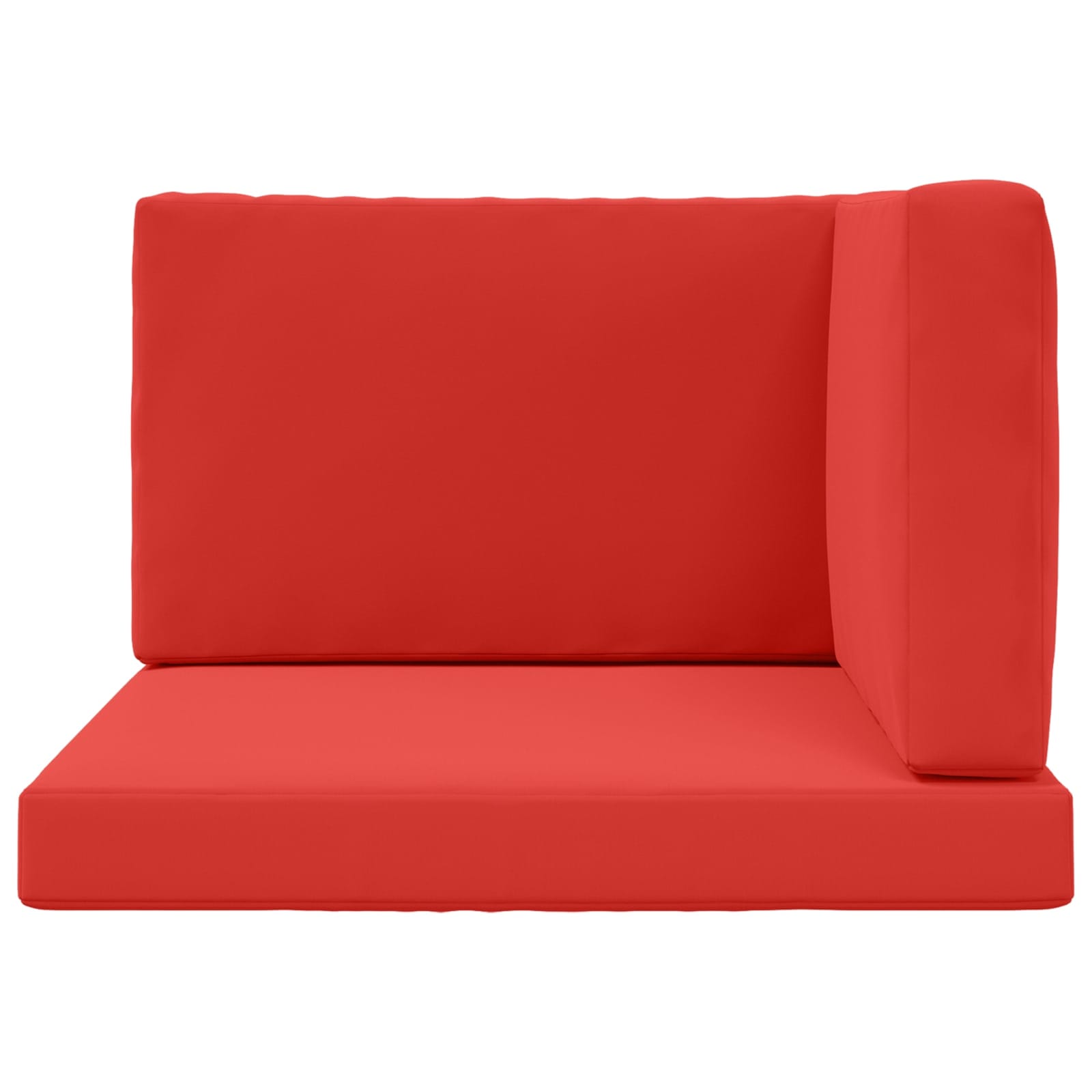 Cuscino per divano da esterno Poliestere Rosso 80 x 80 cm