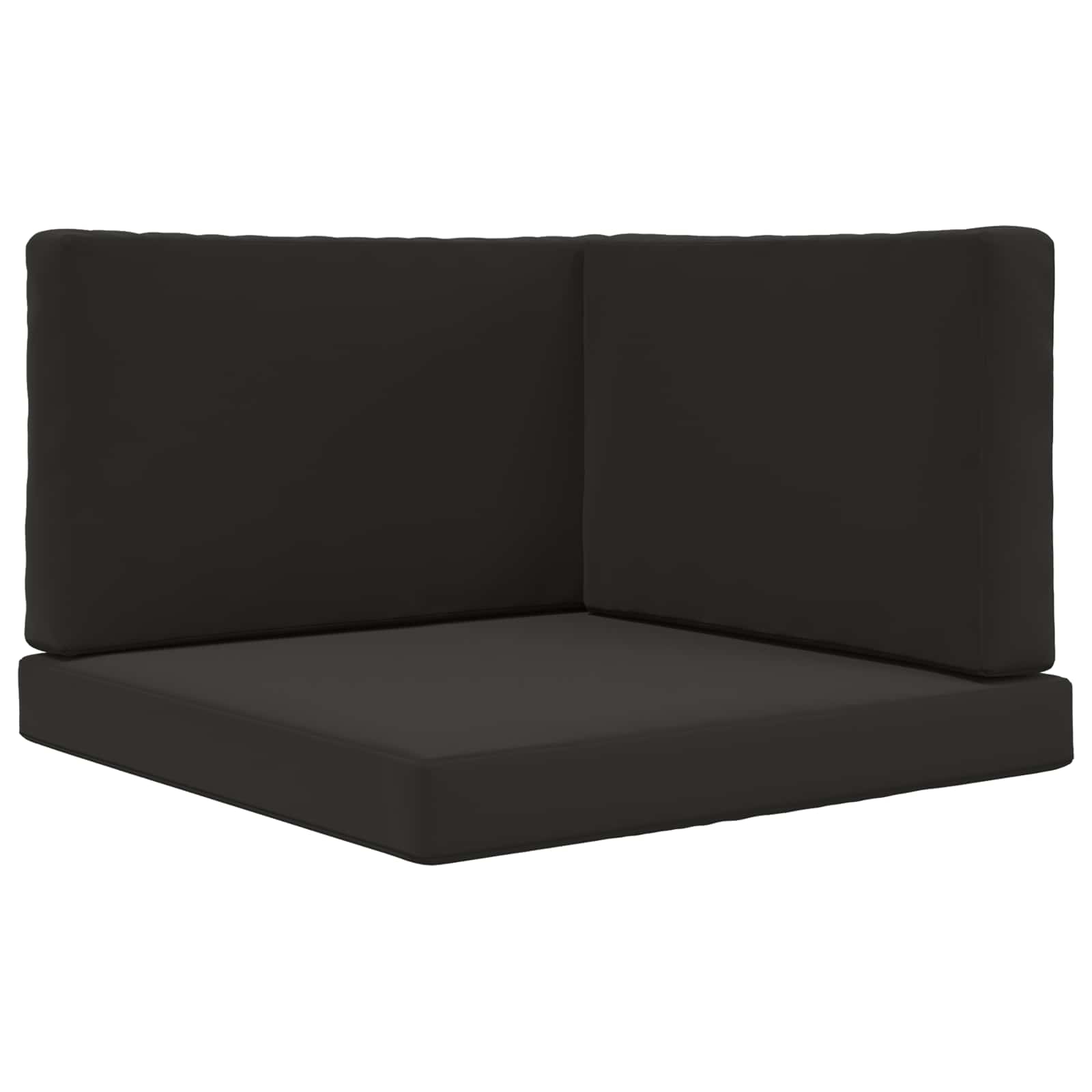 Cuscino per divano da esterno Poliestere Nero 80 x 80 cm