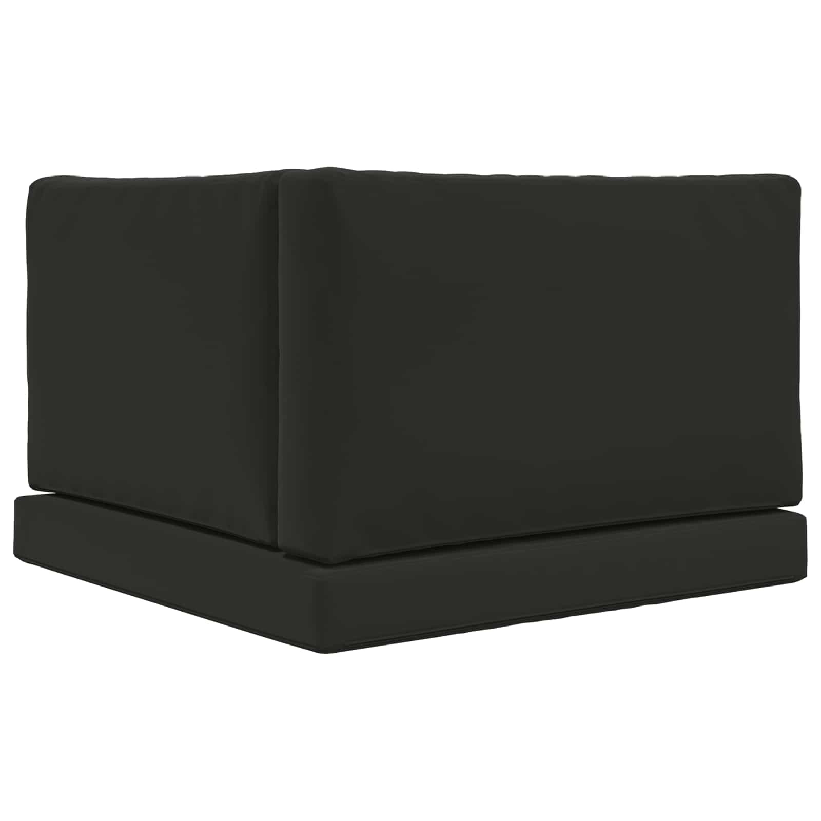 Cuscino per divano da esterno Poliestere Nero 80 x 80 cm