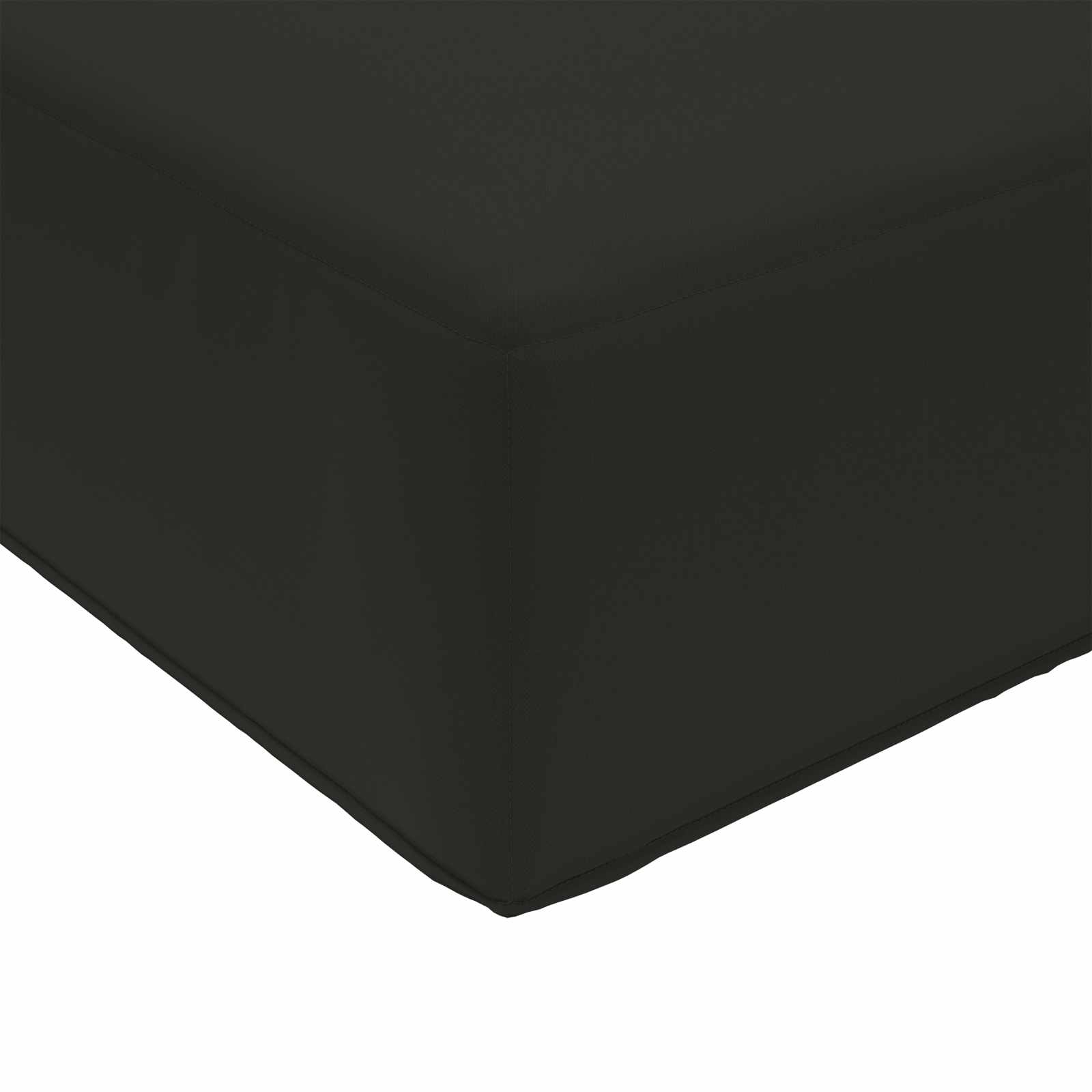 Cuscino per divano da esterno Poliestere Nero 80 x 80 cm