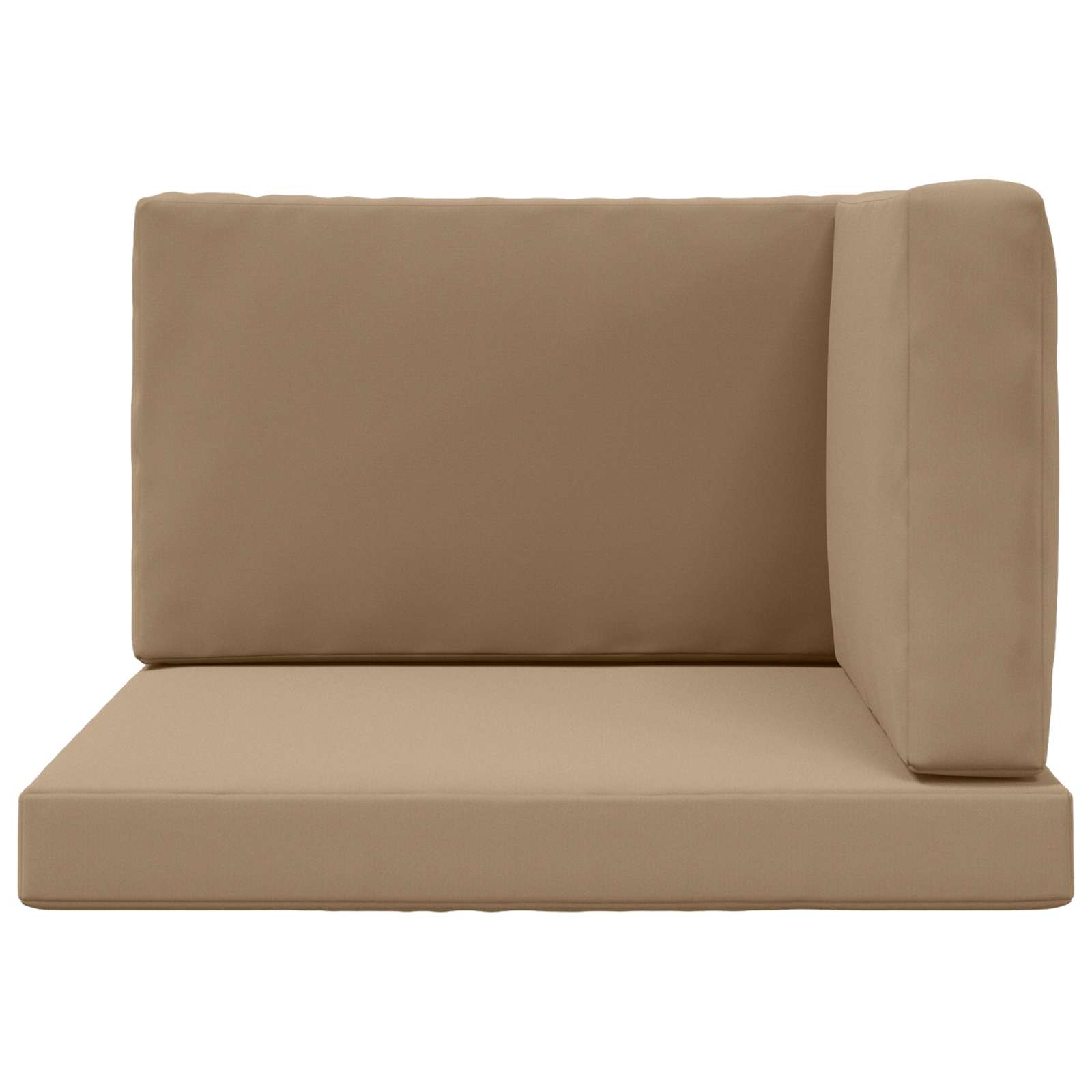 Cuscino per divano da esterno Poliestere Tortora 80 x 80 cm