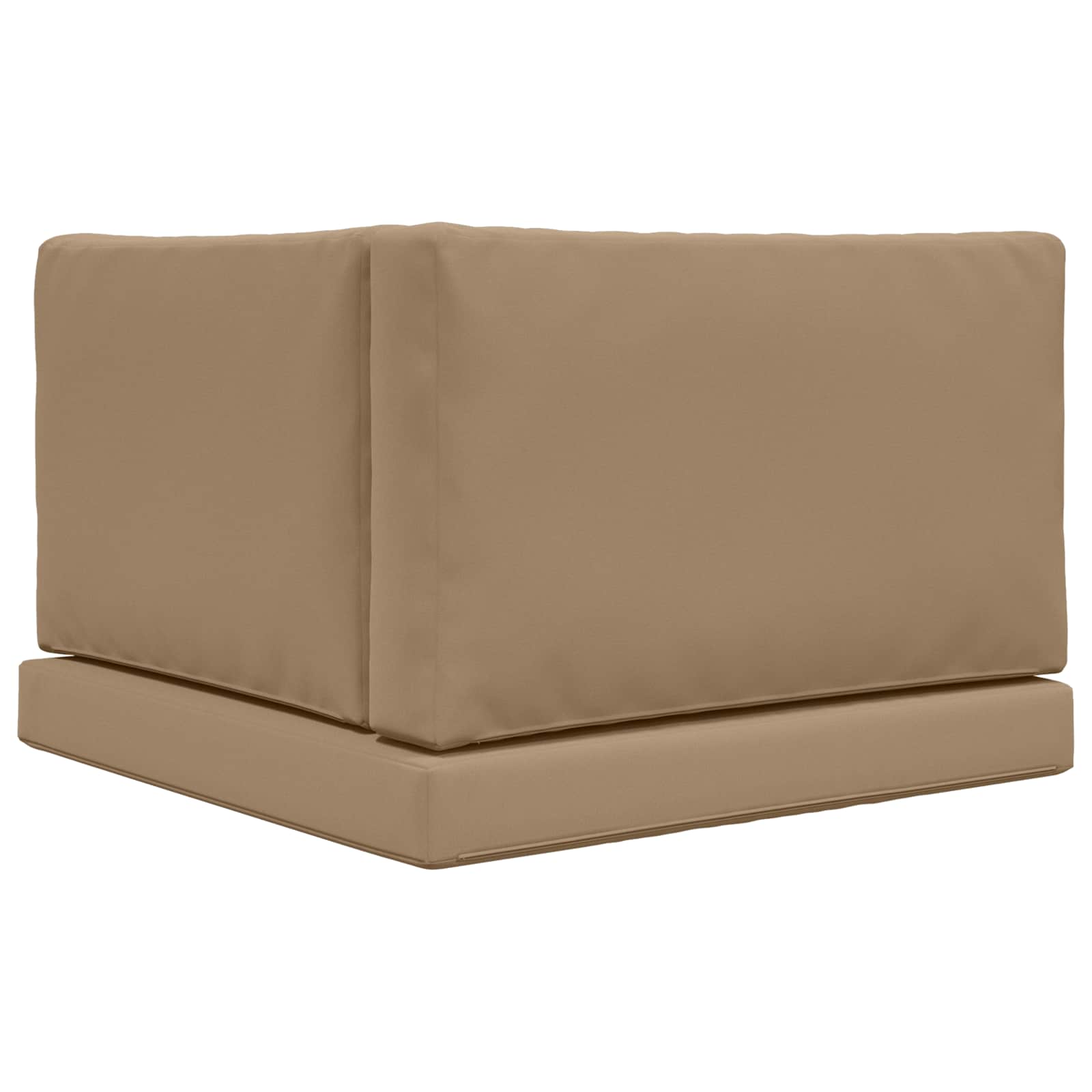 Cuscino per divano da esterno Poliestere Tortora 80 x 80 cm