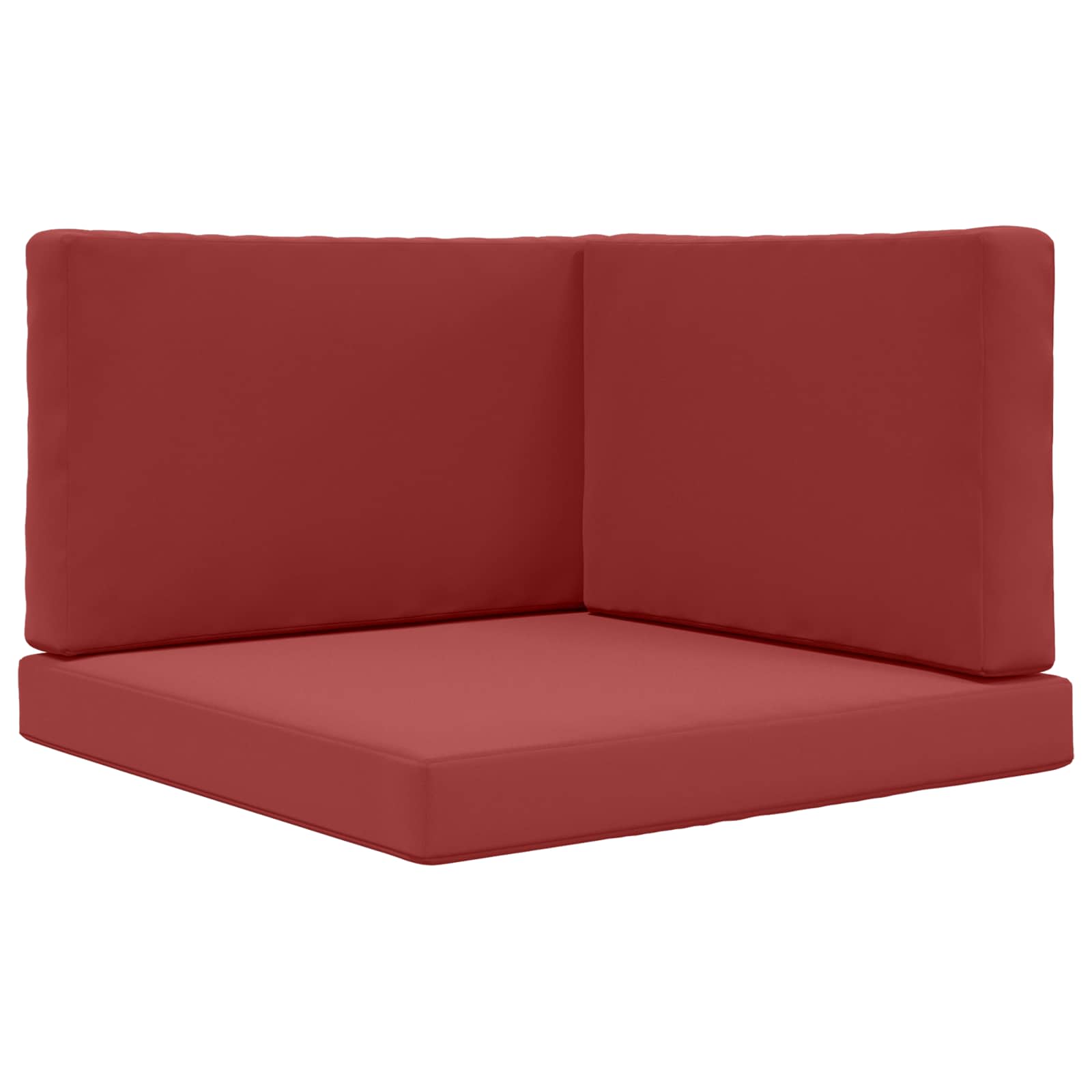 Cuscino per divano da esterno Poliestere Rosso vino 80 x 80 cm