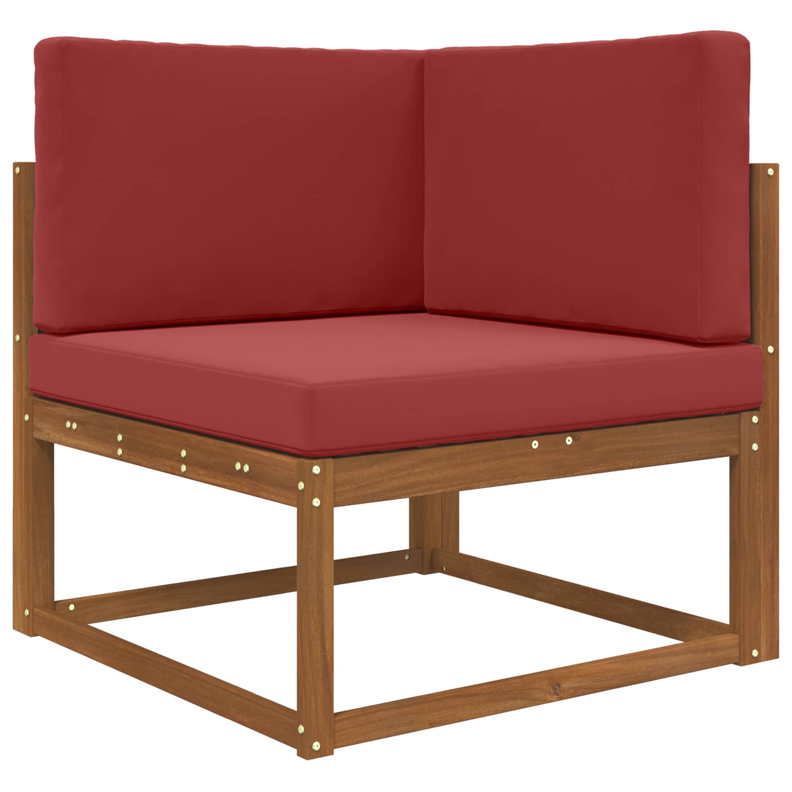 Cuscino per divano da esterno Poliestere Rosso vino 80 x 80 cm