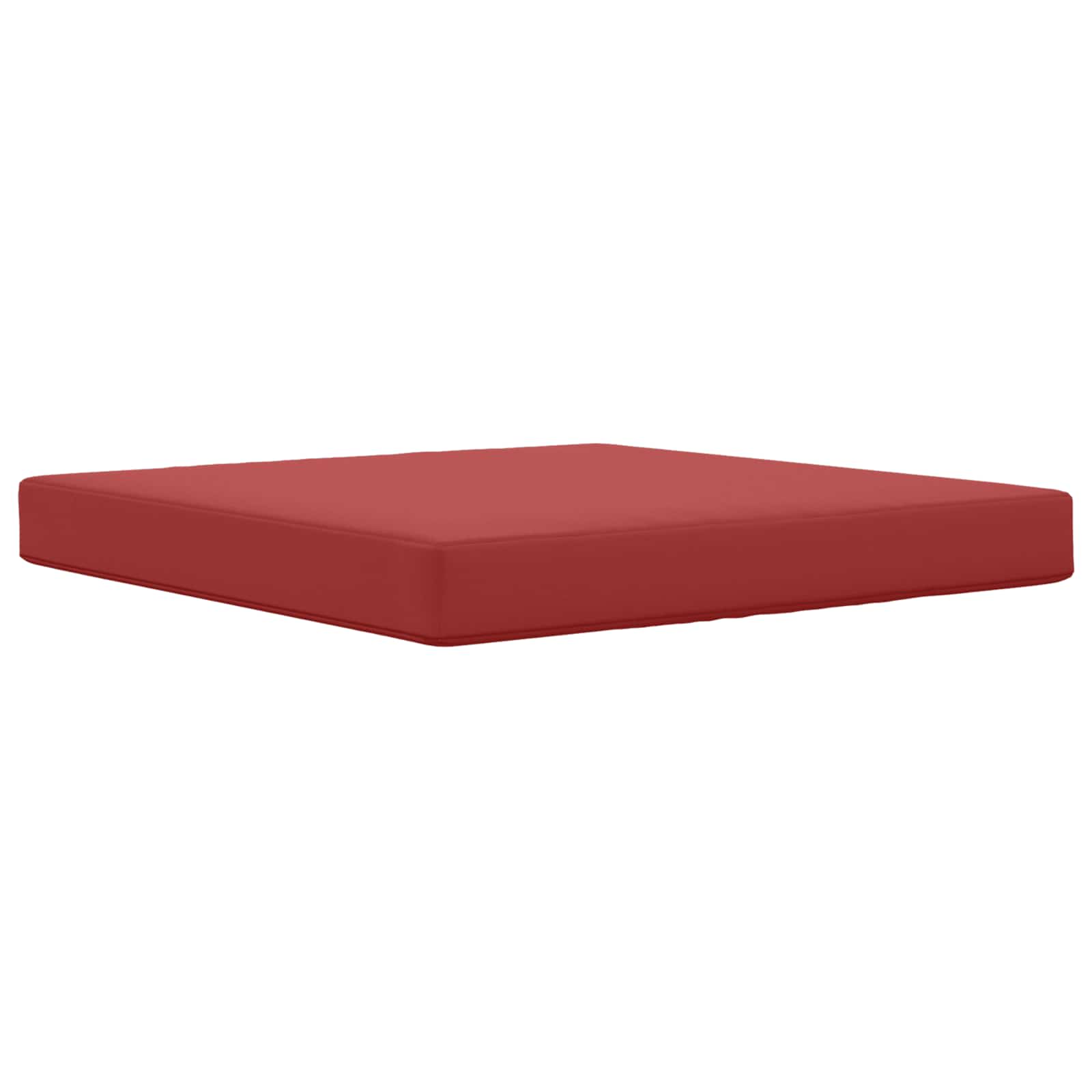 Cuscino per divano da esterno Poliestere Rosso vino 80 x 80 cm