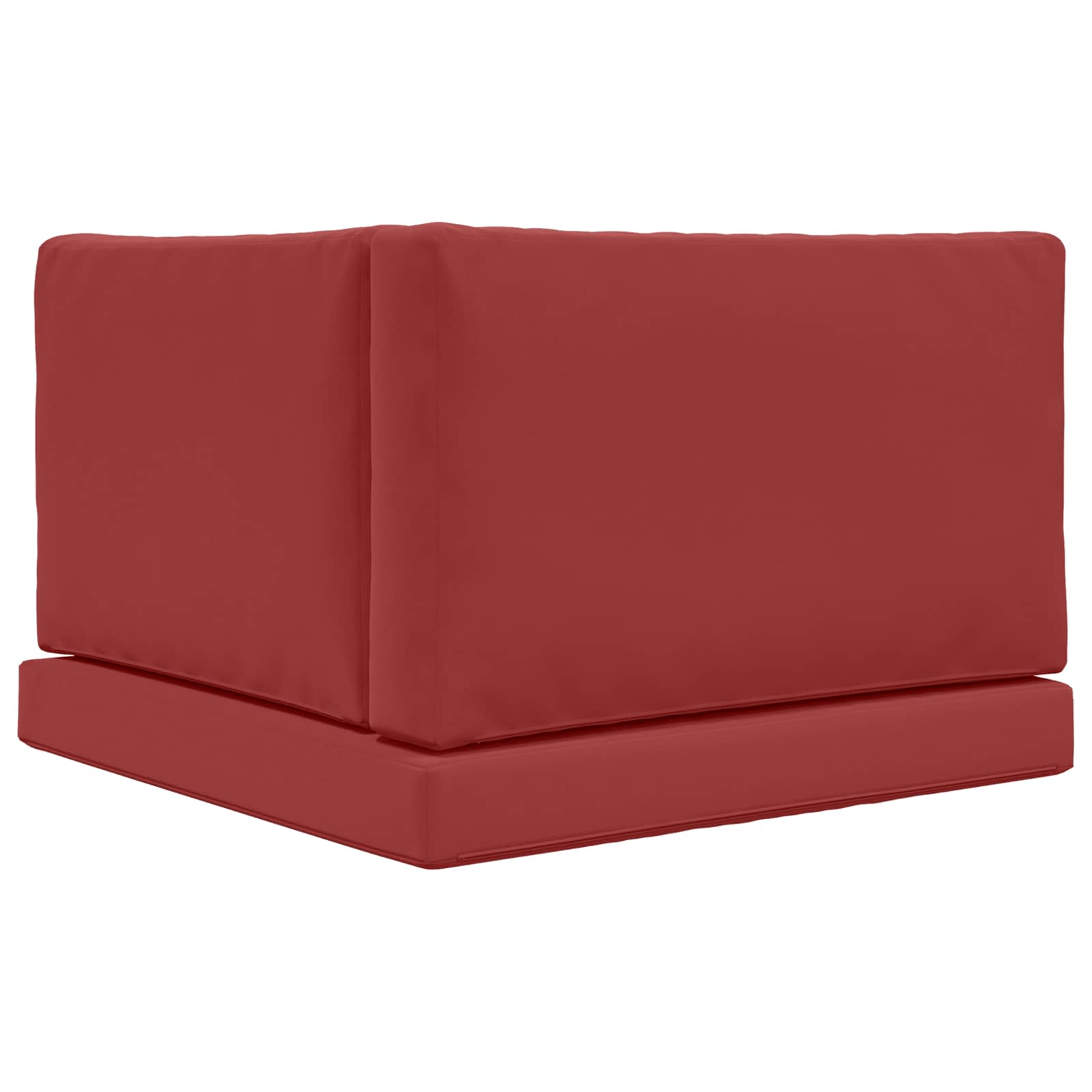 Cuscino per divano da esterno Poliestere Rosso vino 80 x 80 cm
