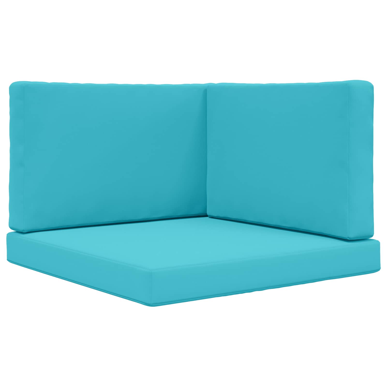 Cuscino per divano da esterno Poliestere Turchese 80 x 80 cm