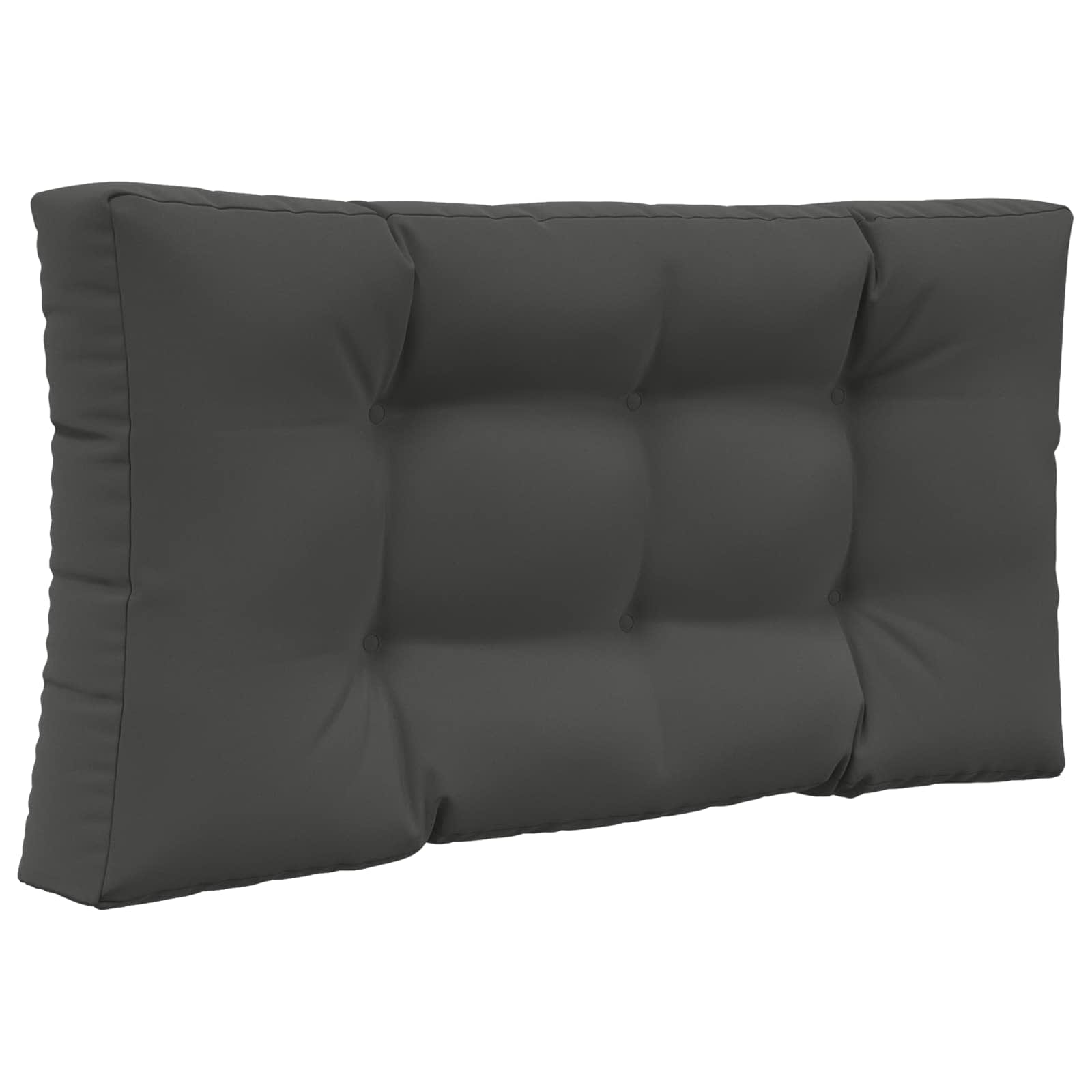 Cuscino per divano da esterno Poliestere Antracite 80 x 80 cm